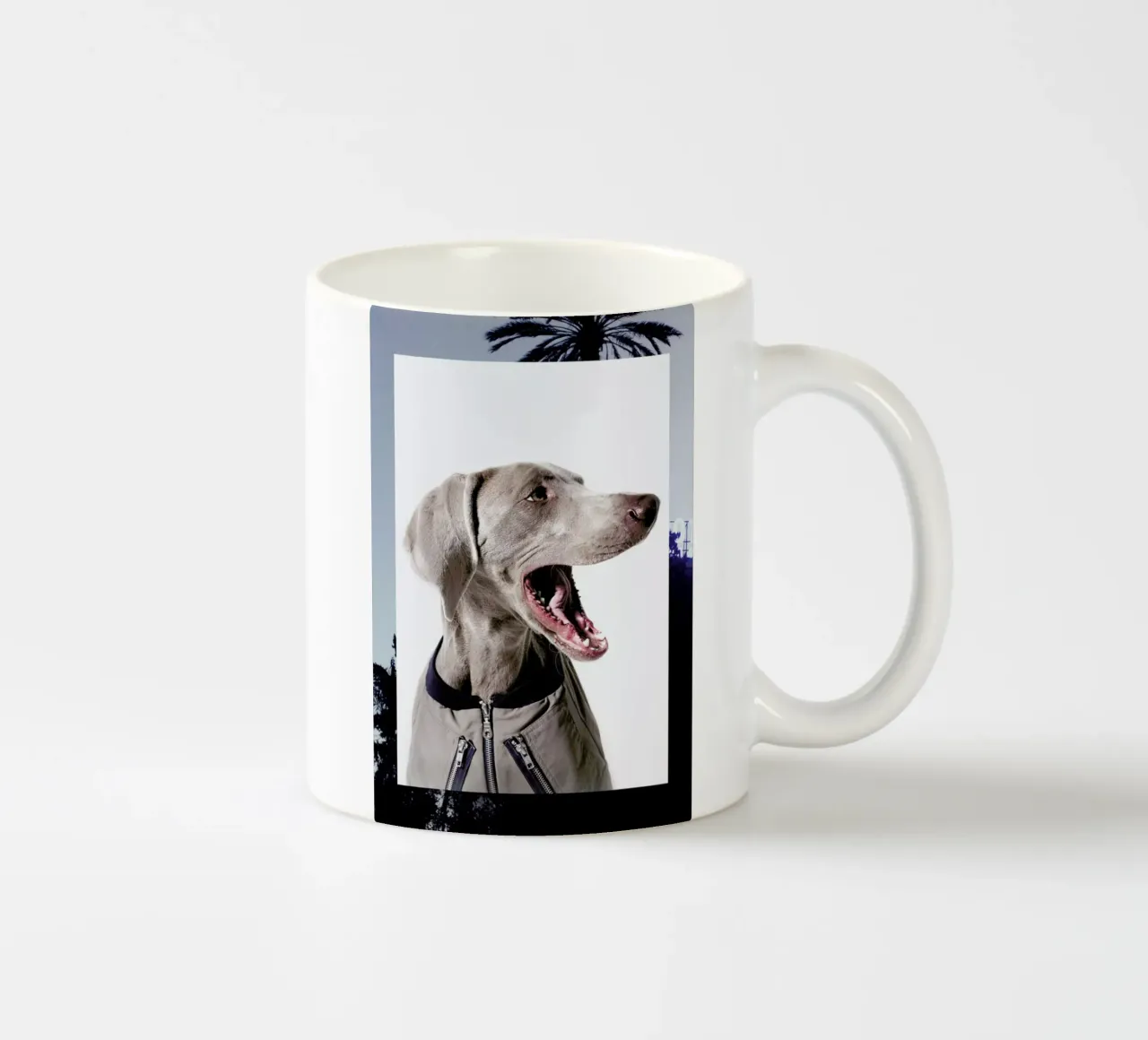 The Tailwaggers 6-3 ceramic mug by Paul Aidan Perry