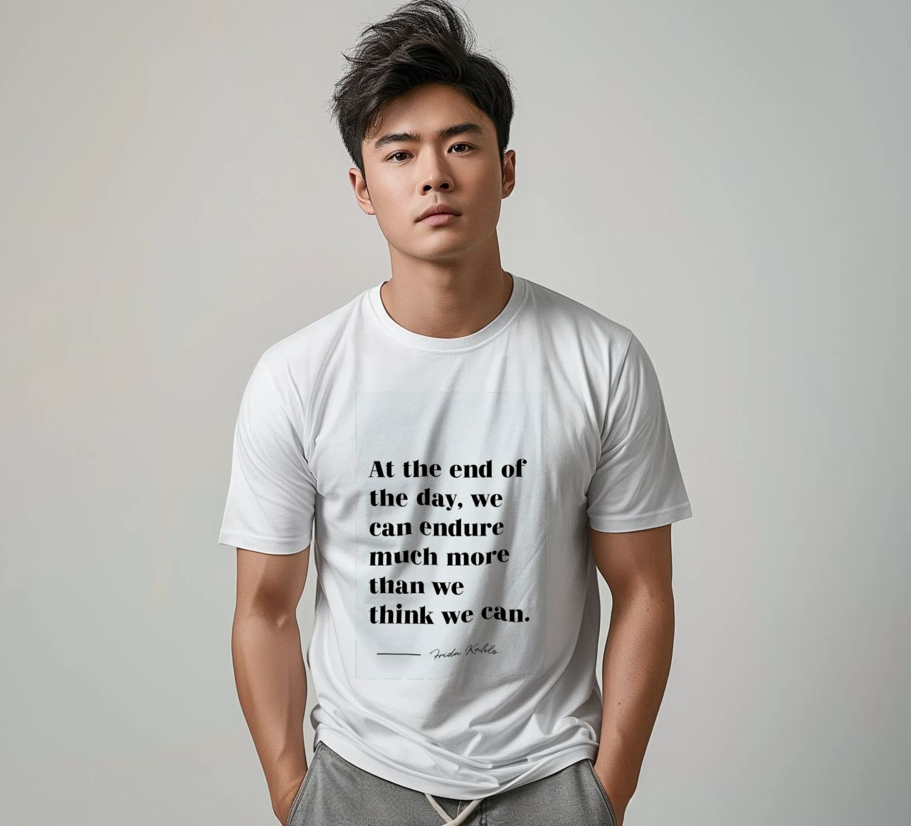 At the End of the Day t-shirt da typed