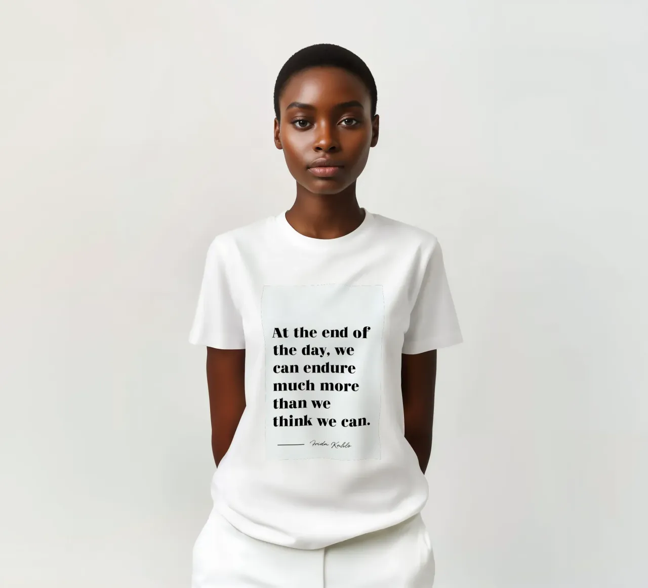 At the End of the Day camiseta de typed