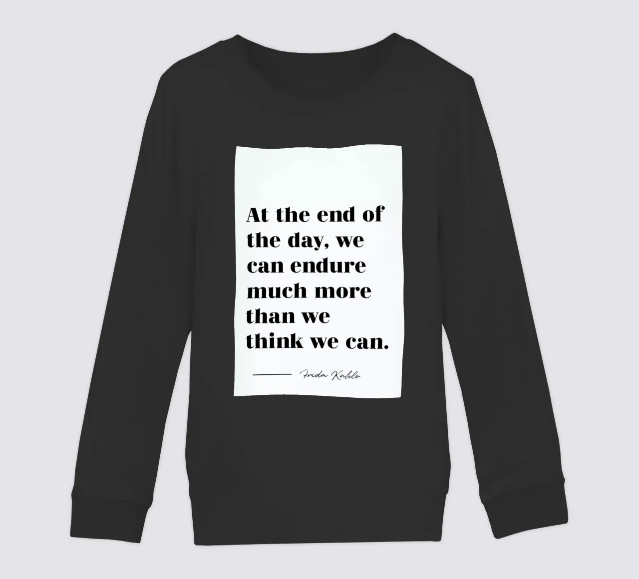 At the End of the Day felpa bambino da typed