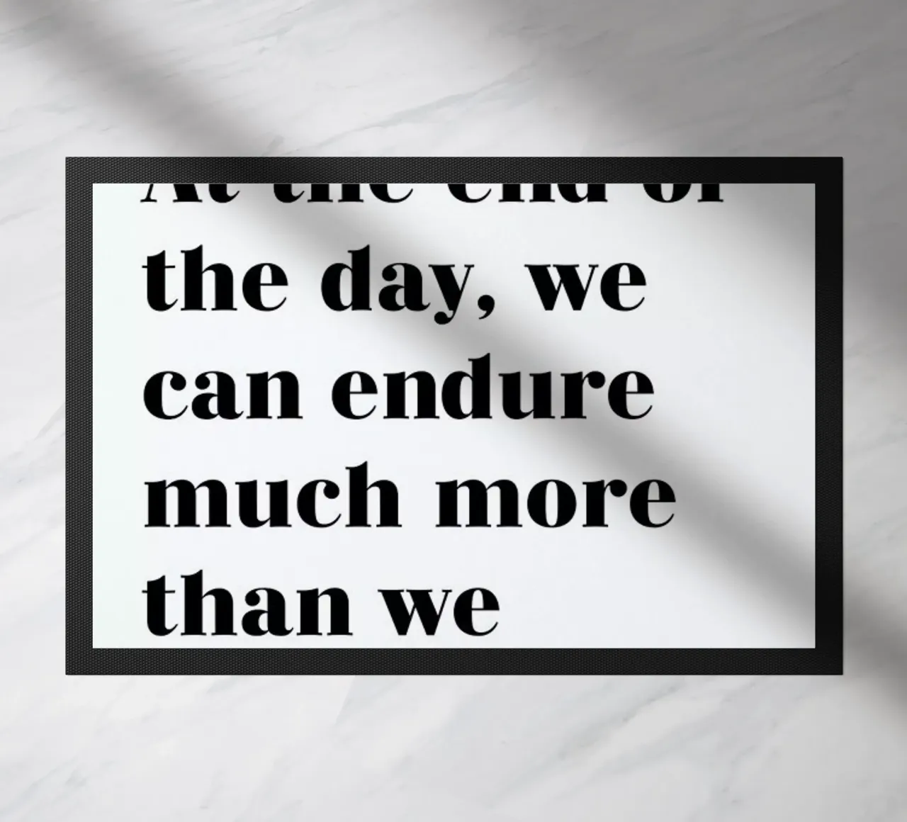 At the End of the Day zerbino da typed