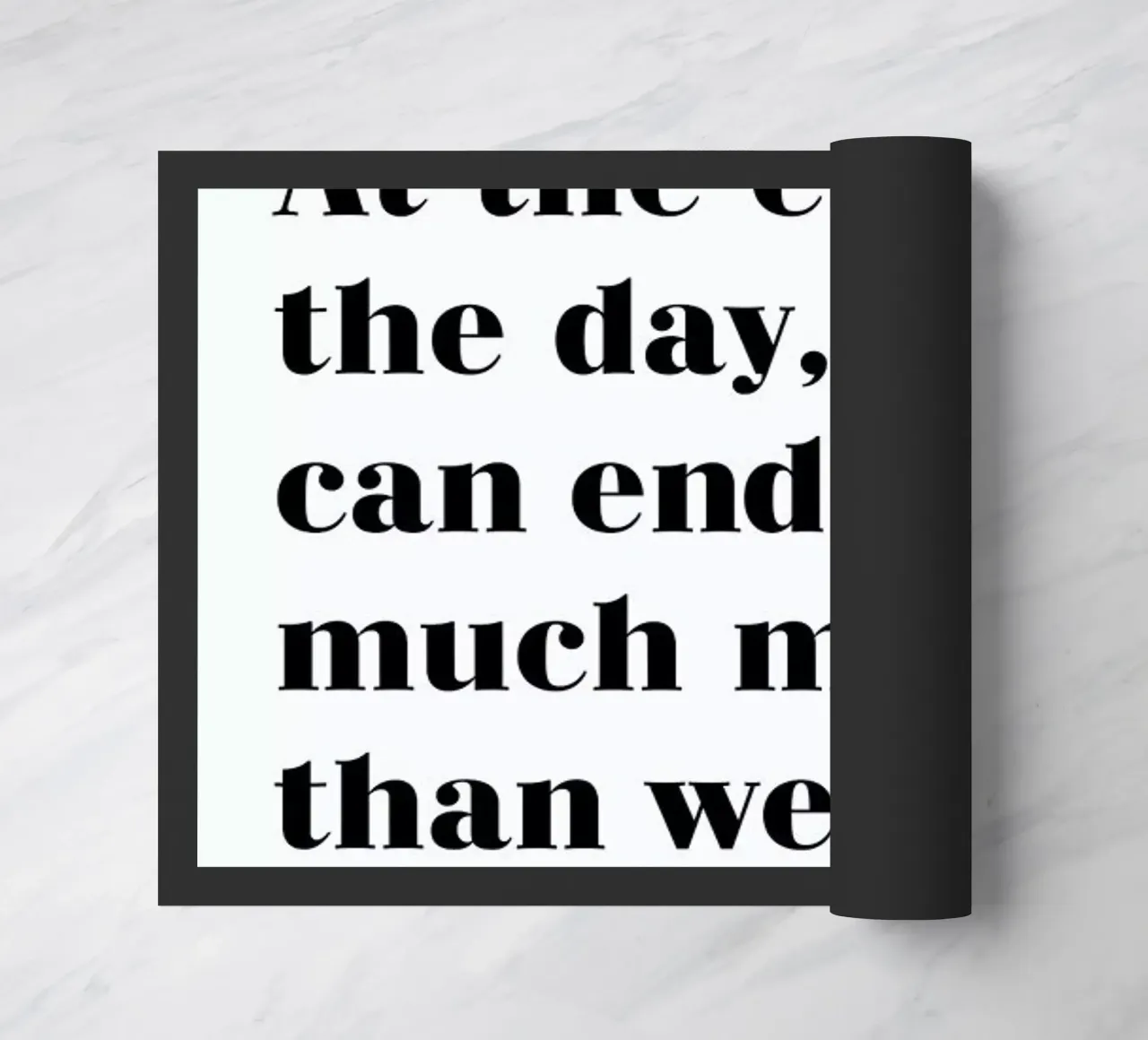 At the End of the Day zerbino da typed