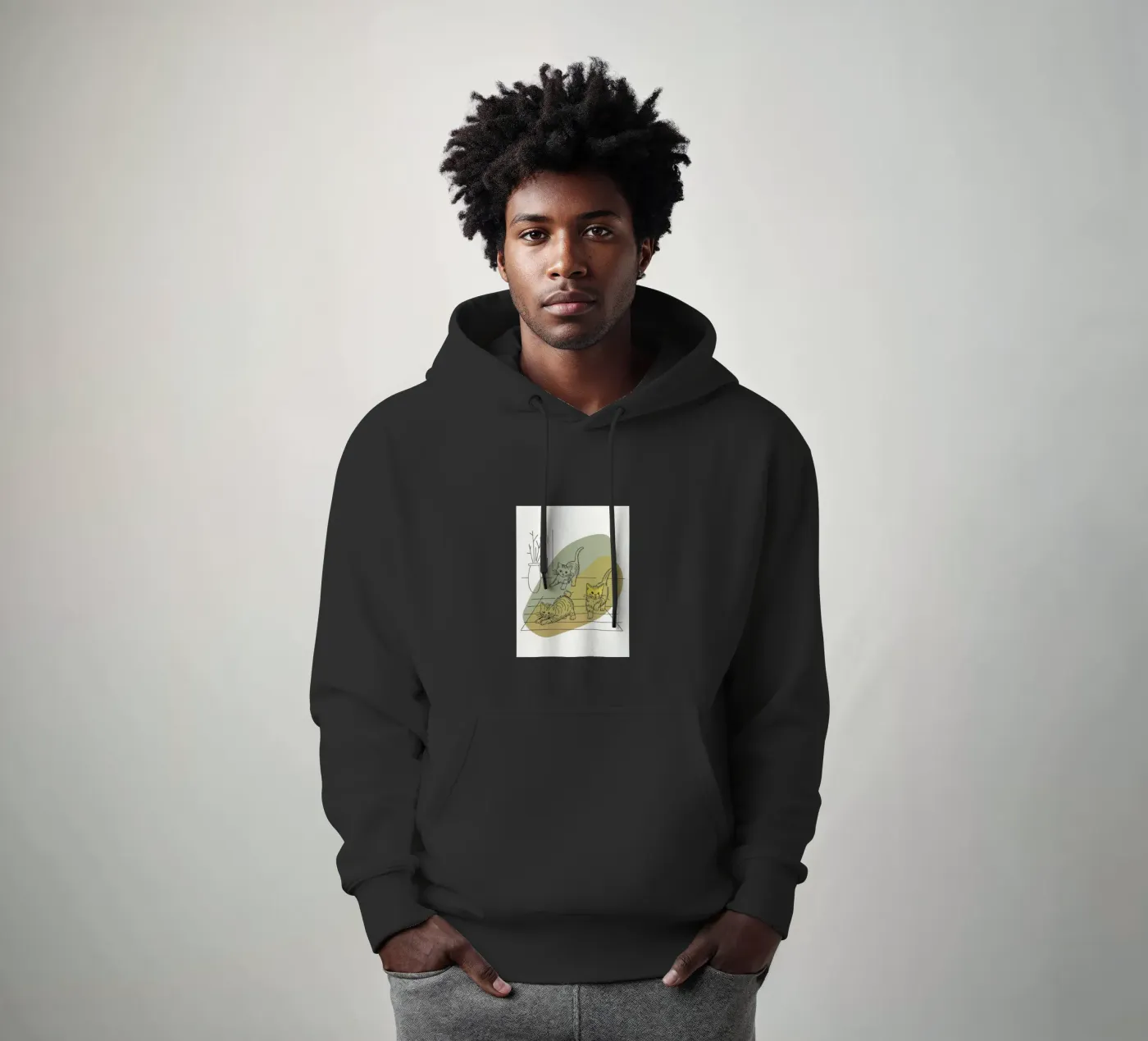 Drie kittens hoodie van RELAXING TOUCH