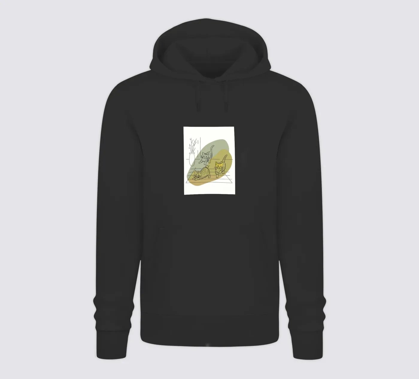 Drie kittens hoodie van RELAXING TOUCH