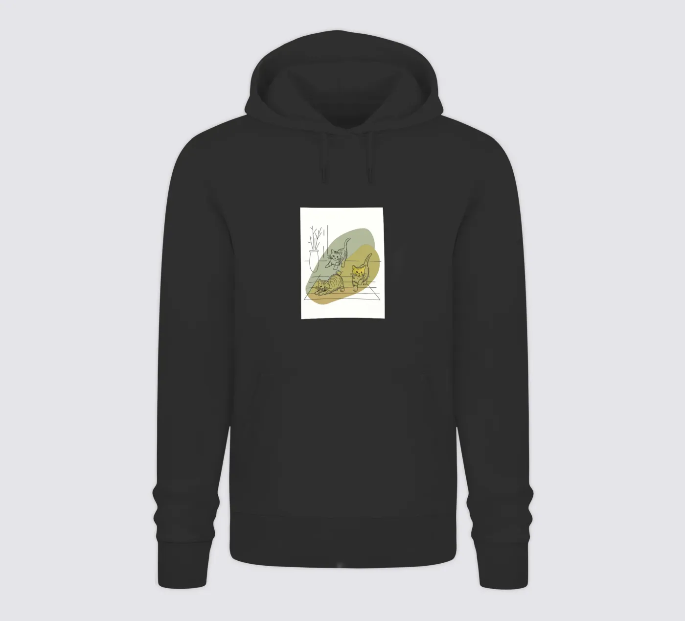 Drie kittens hoodie van RELAXING TOUCH