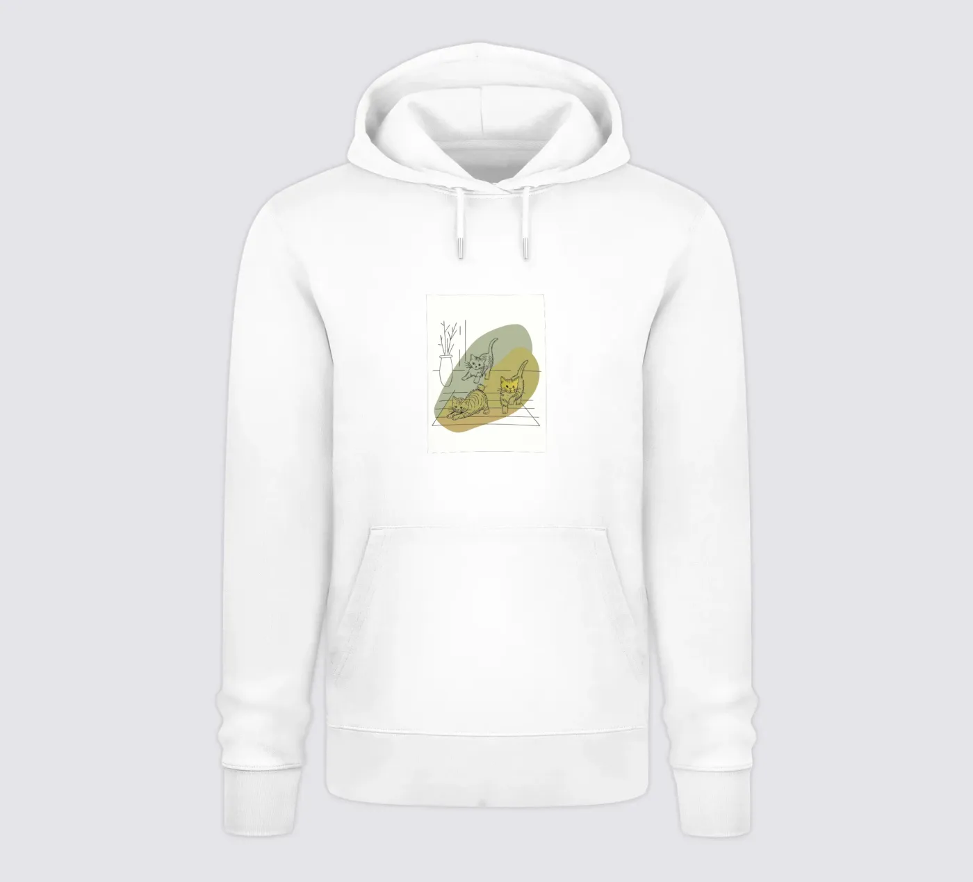 Drie kittens hoodie van RELAXING TOUCH