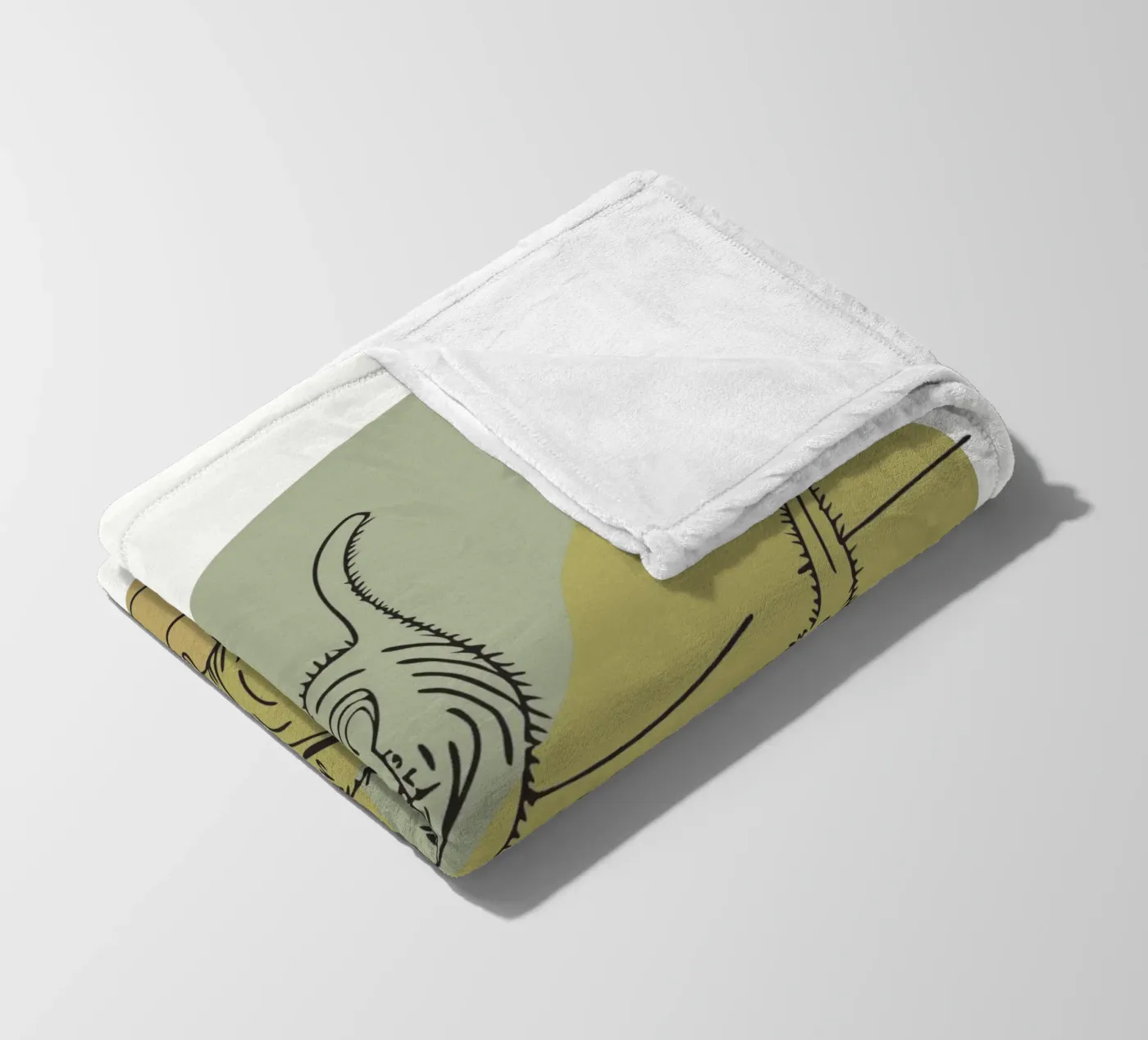Drei Kätzchen Fleecedecke von RELAXING TOUCH