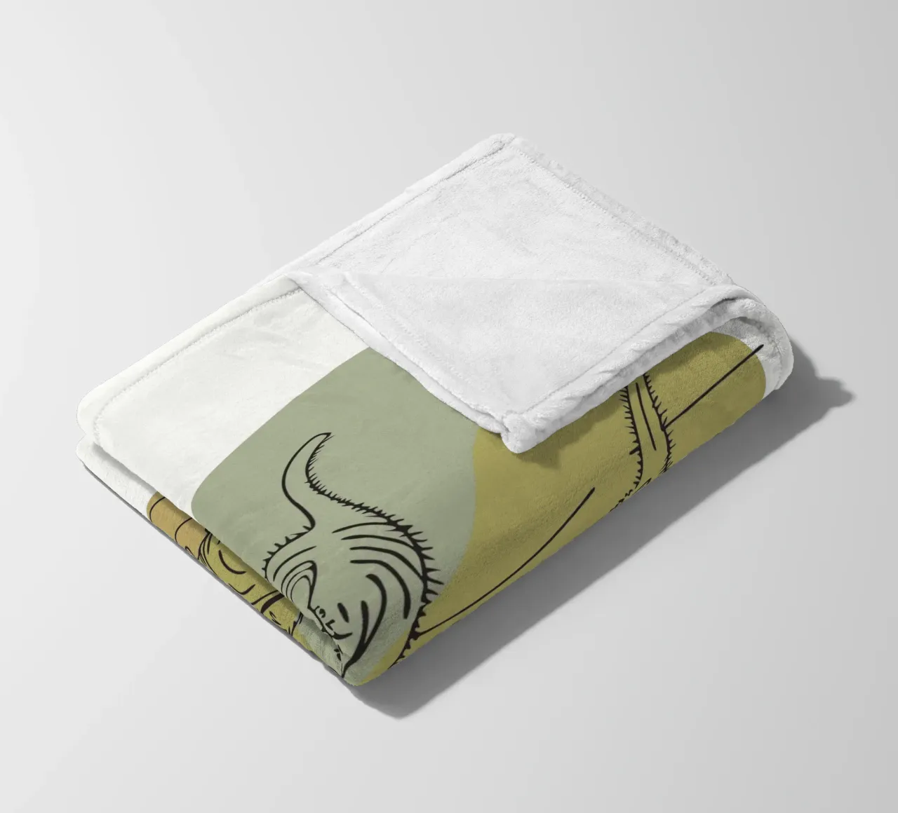 Three Kittens fleece blanket by RELAXING TOUCH