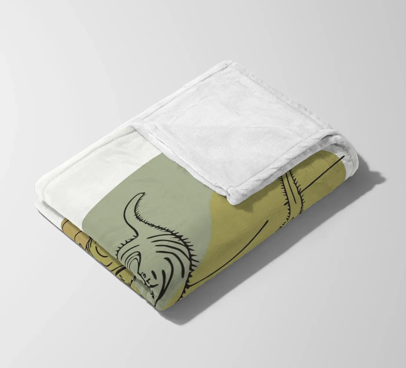Drei Kätzchen Fleecedecke von RELAXING TOUCH
