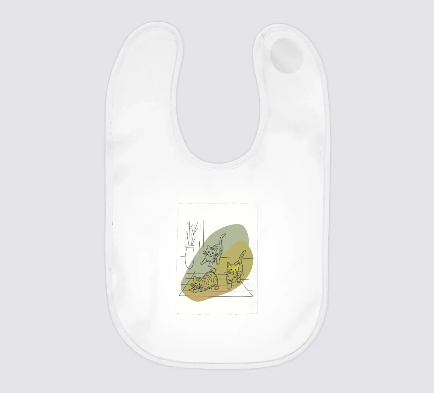 Three Kittens Babylätzchen von RELAXING TOUCH