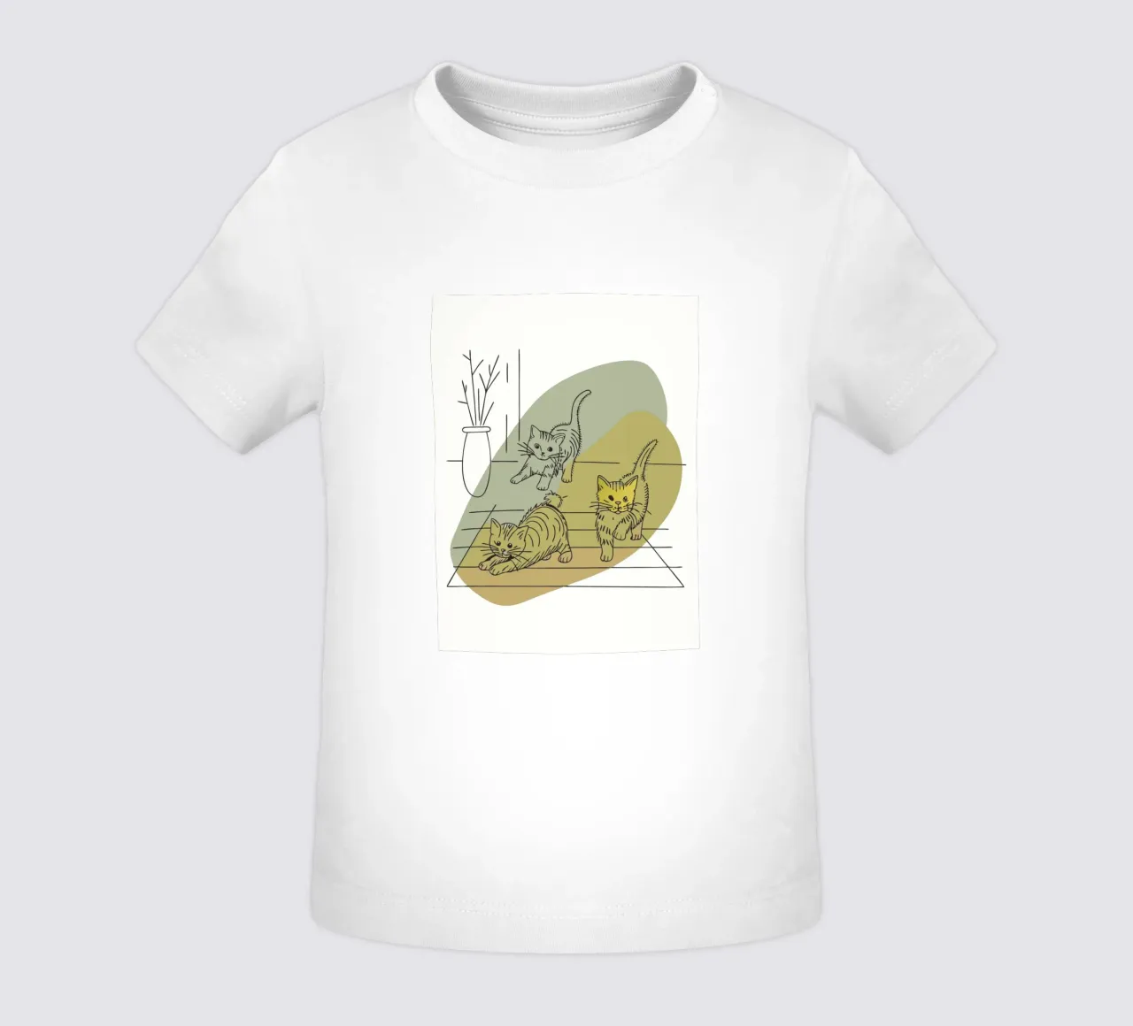 Three Kittens baby t-shirt by RELAXING TOUCH