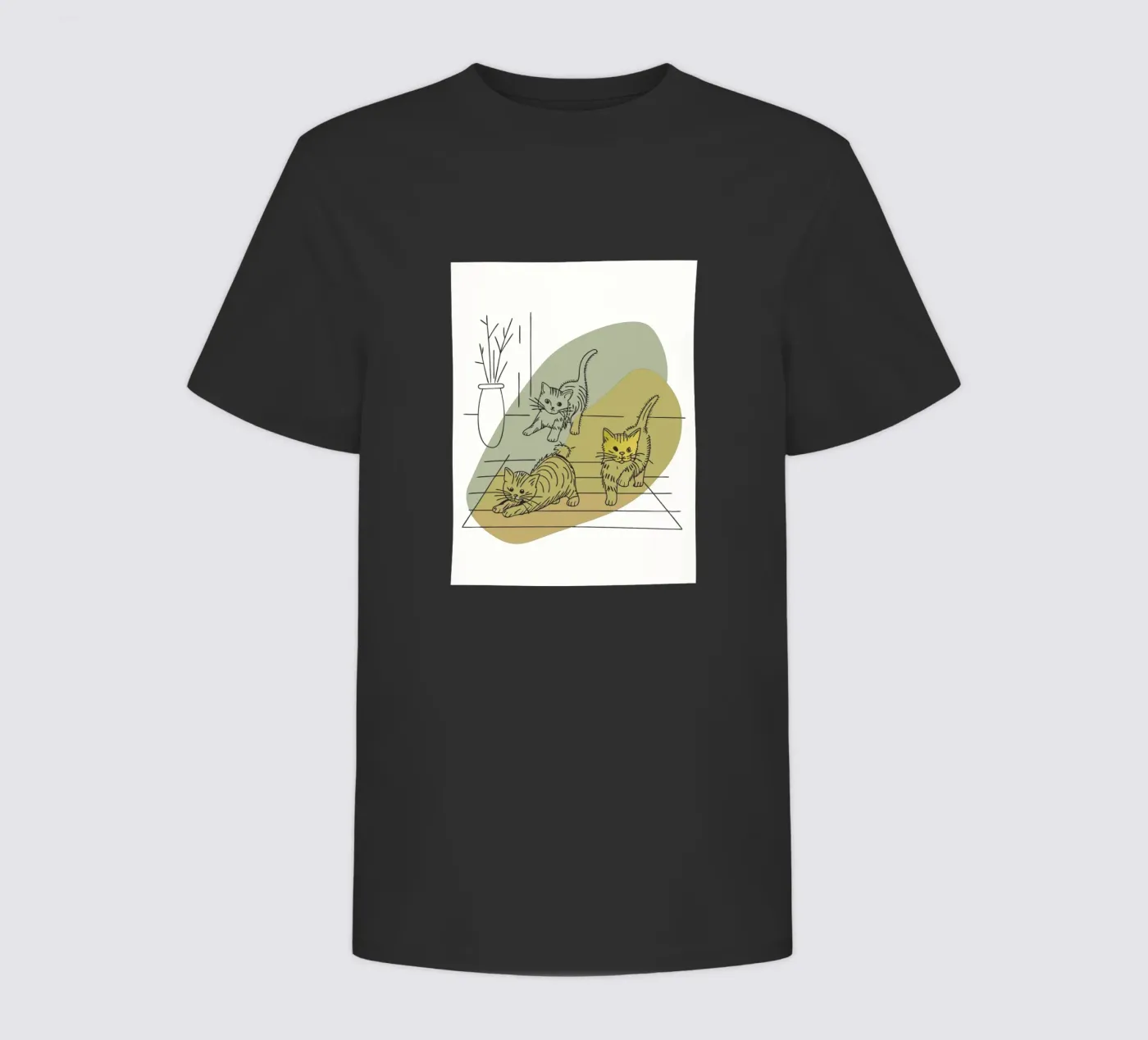 Drie kittens kinder t-shirt van RELAXING TOUCH