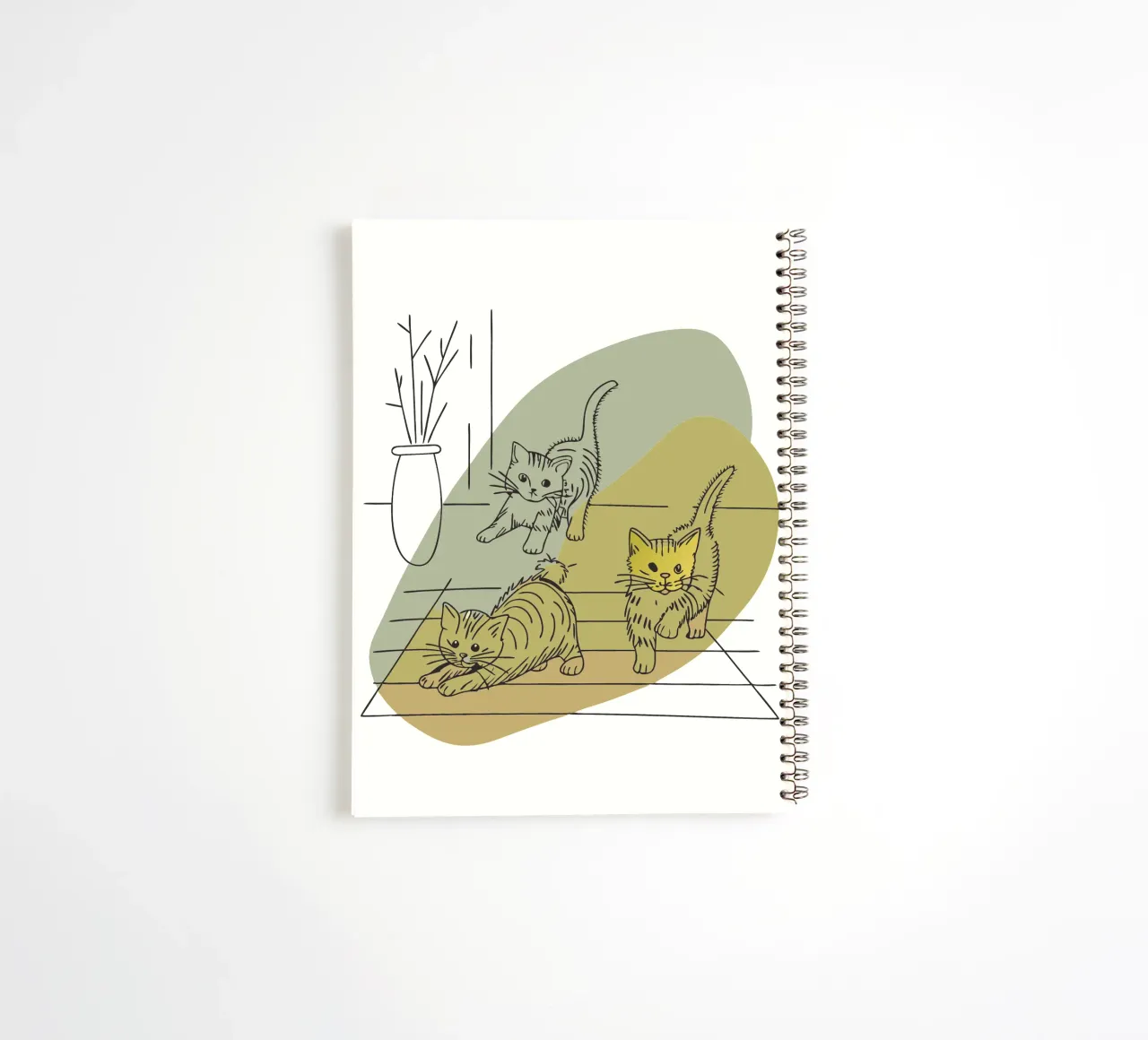 Trois chatons carnet à spirale de RELAXING TOUCH