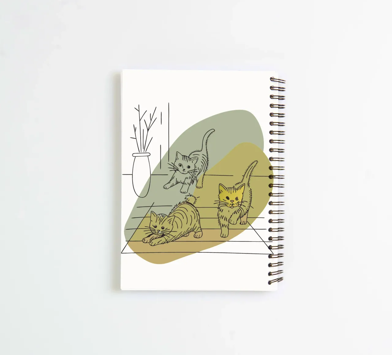 Trois chatons carnet à spirale de RELAXING TOUCH