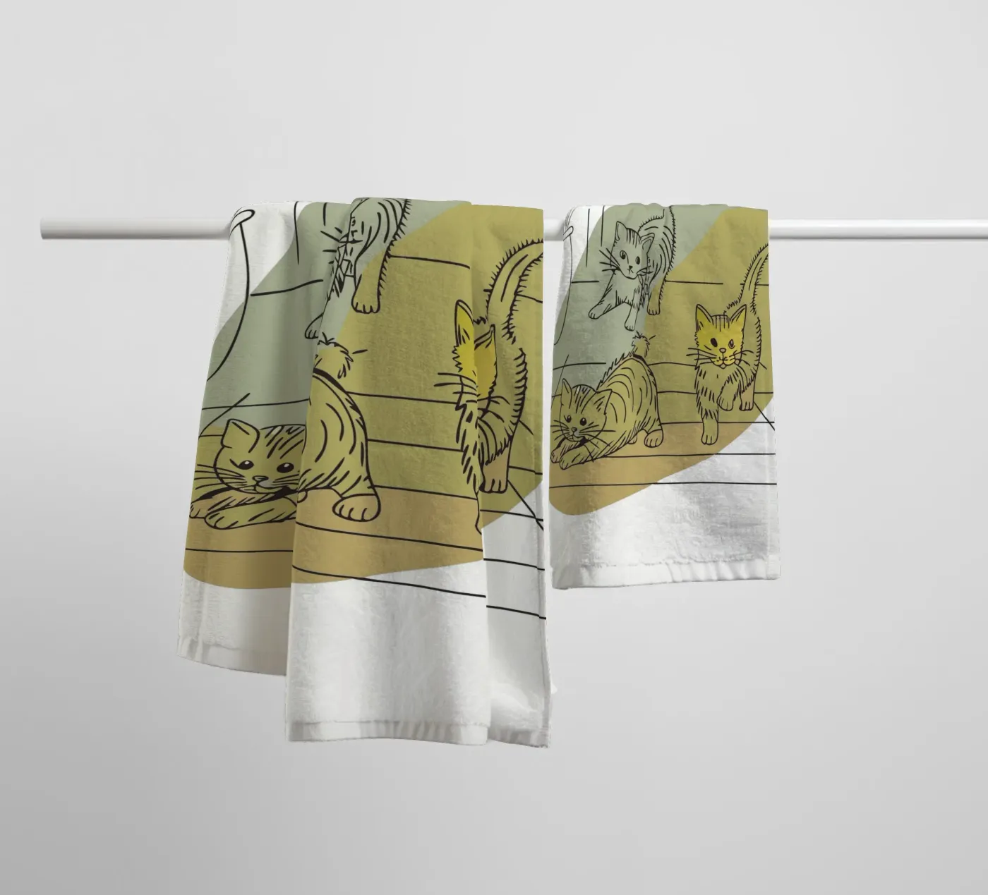 Three Kittens serviette de bain de RELAXING TOUCH