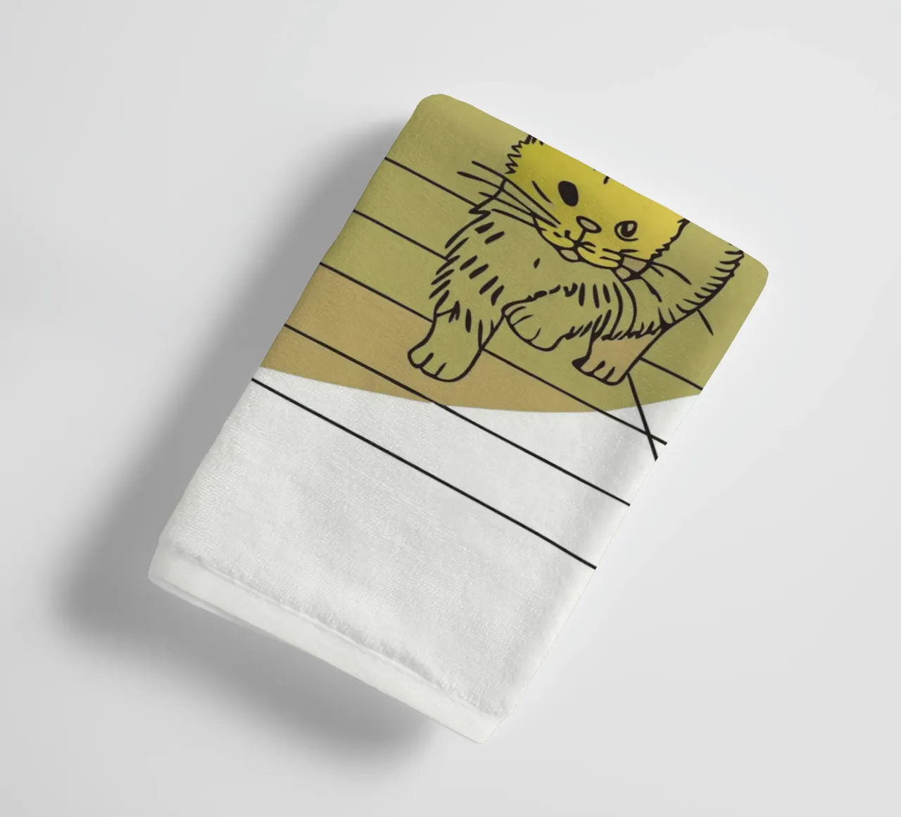 Drei Kätzchen Handtuch von RELAXING TOUCH