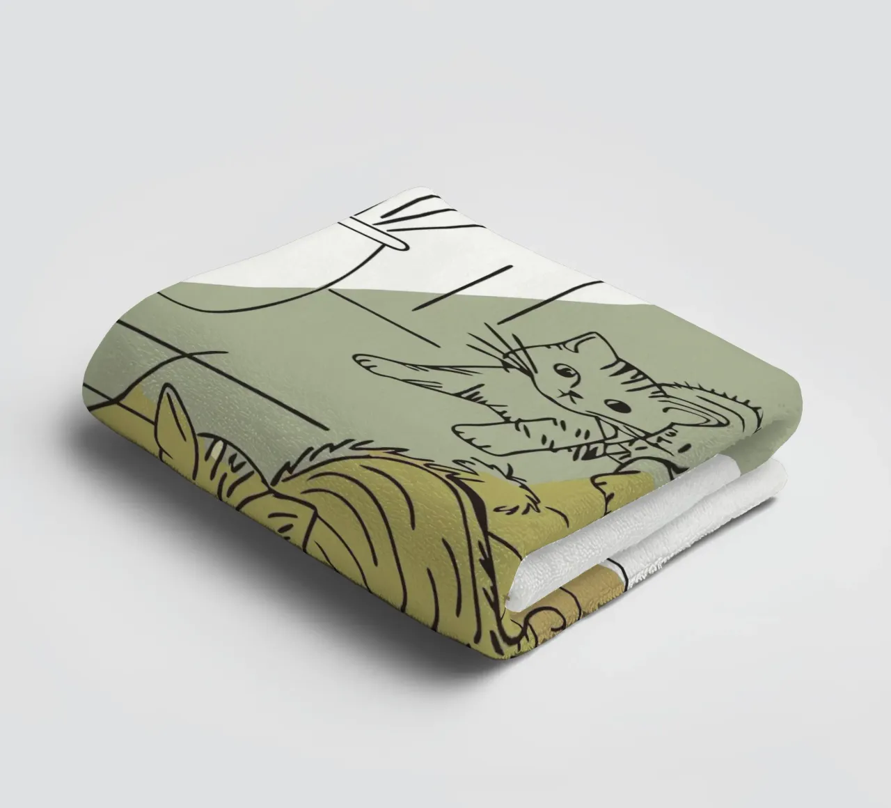 Drei Kätzchen Handtuch von RELAXING TOUCH