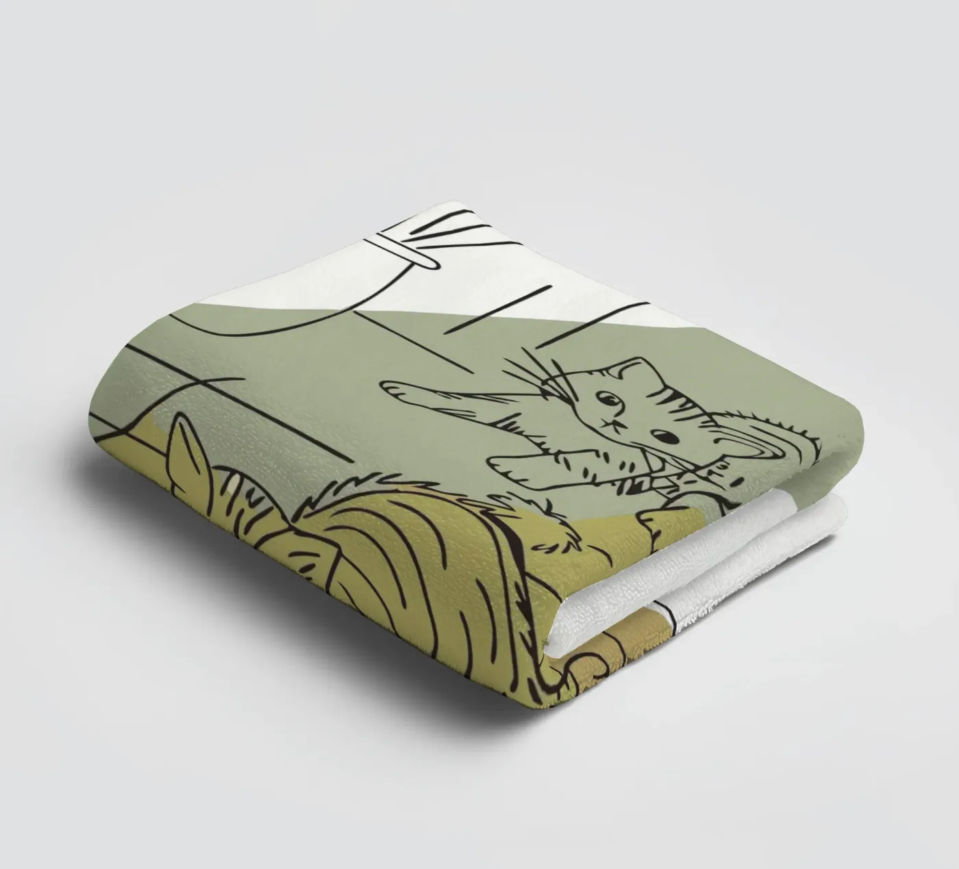 Three Kittens serviette de bain de RELAXING TOUCH