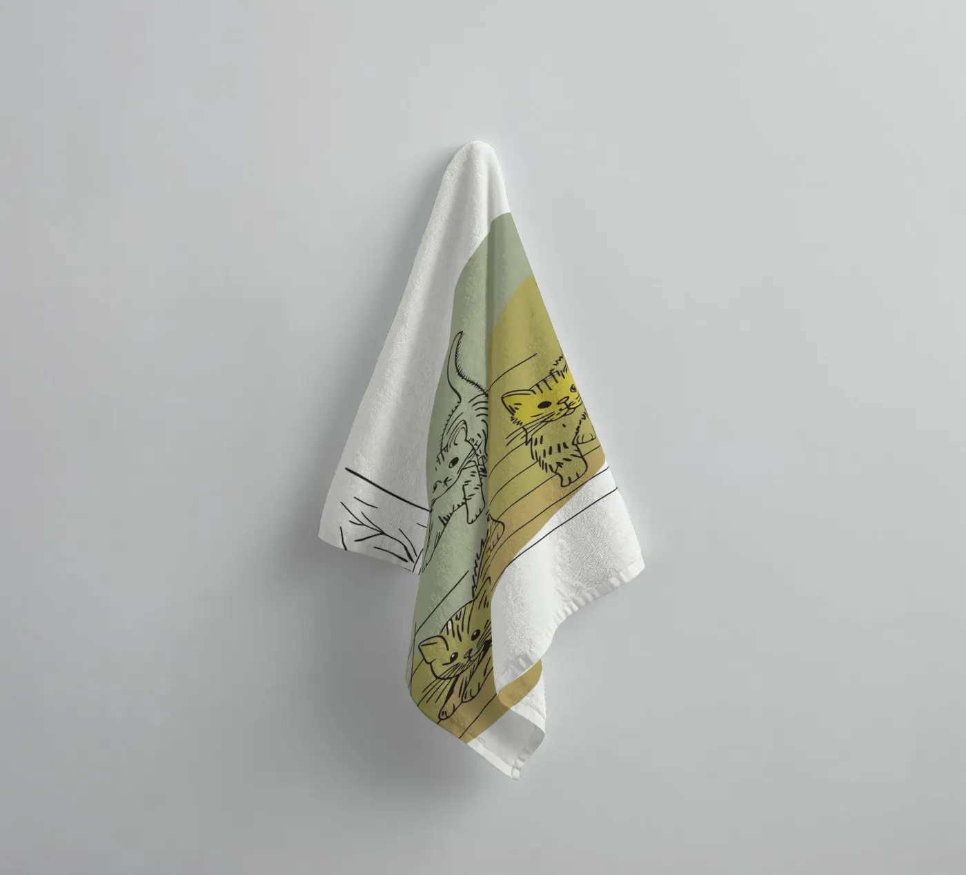 Three Kittens serviette de bain de RELAXING TOUCH