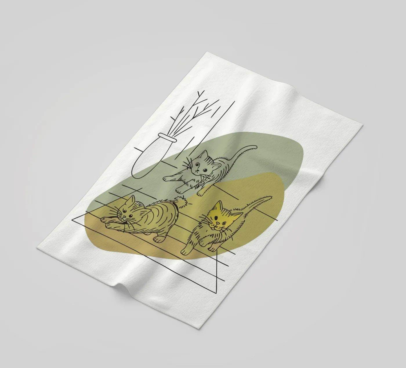 Tre gattini telo mare da RELAXING TOUCH