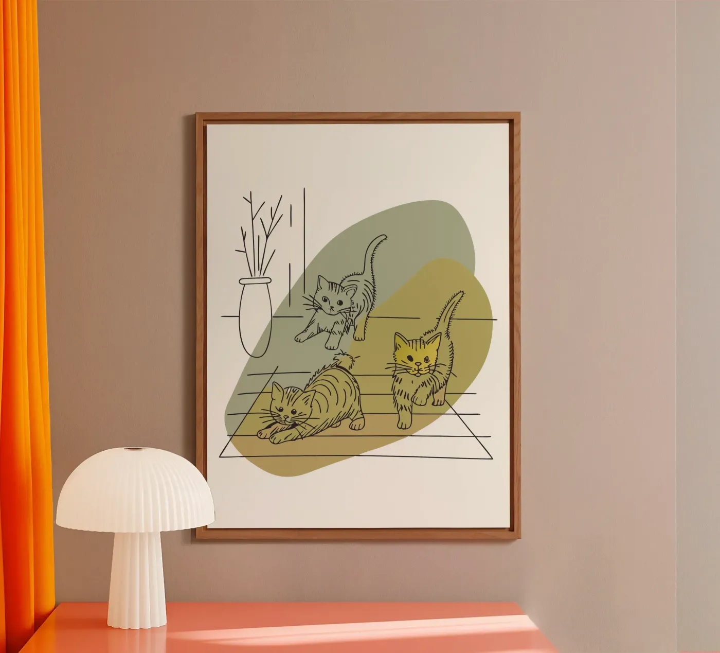 Three Kittens forex-plaat van RELAXING TOUCH