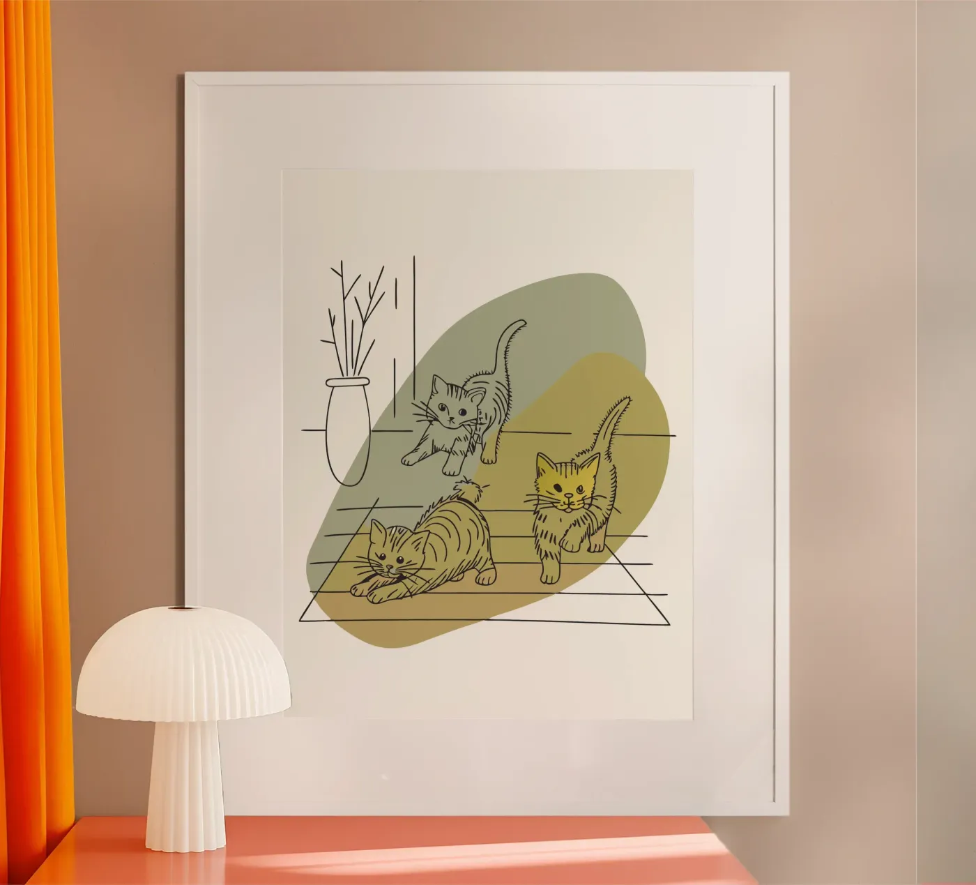 Three Kittens Poster von RELAXING TOUCH