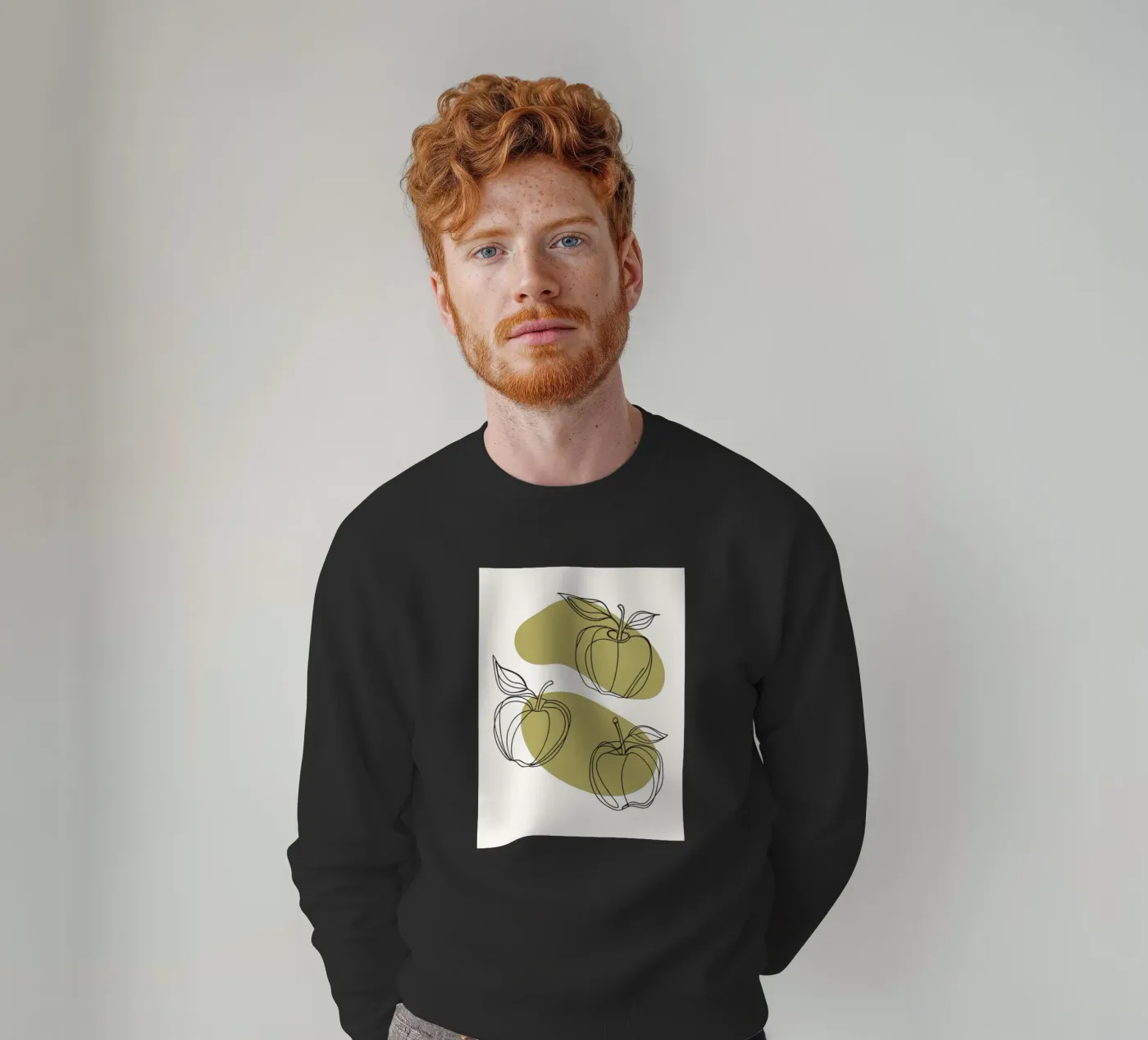 Three Apples sweatshirt van RELAXING TOUCH