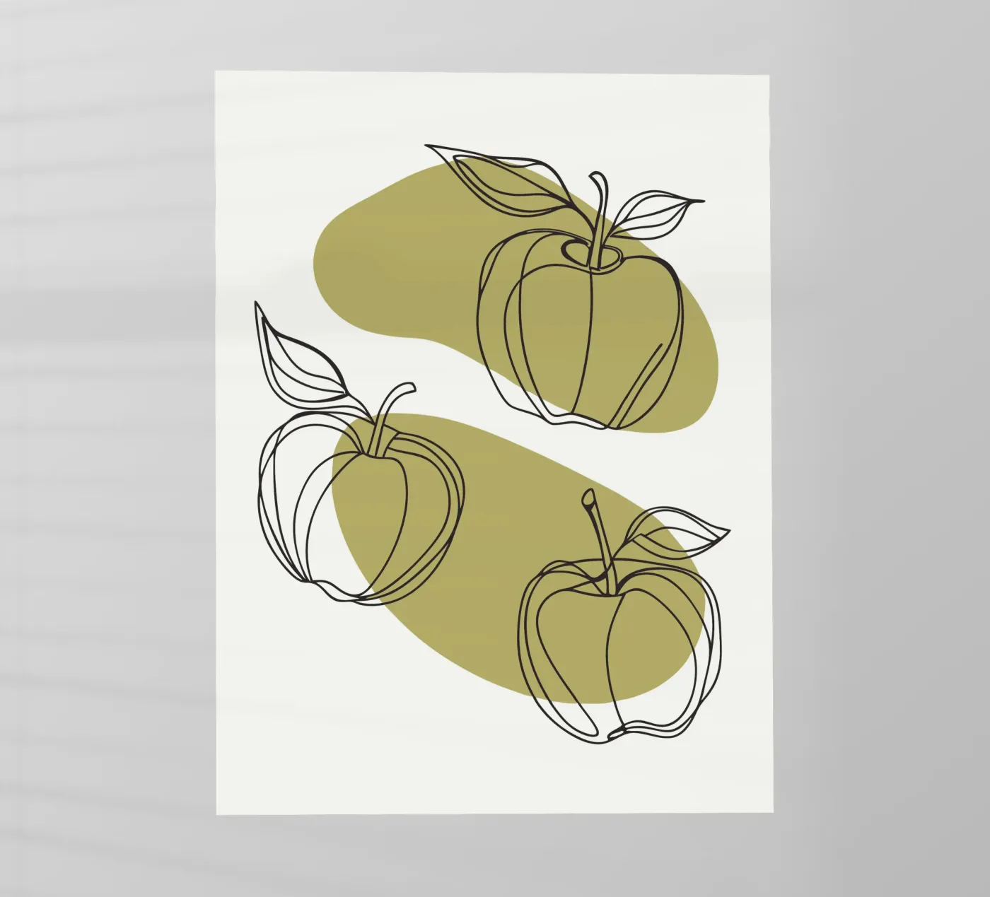 Three Apples backlit folie van RELAXING TOUCH