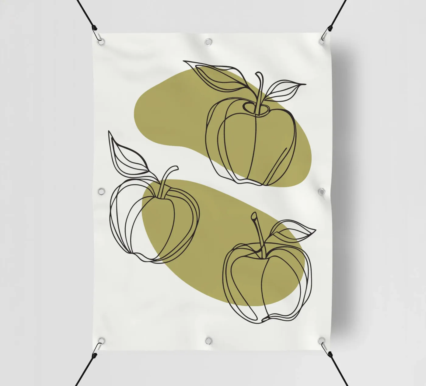 Drie appels pvc-zeil van RELAXING TOUCH