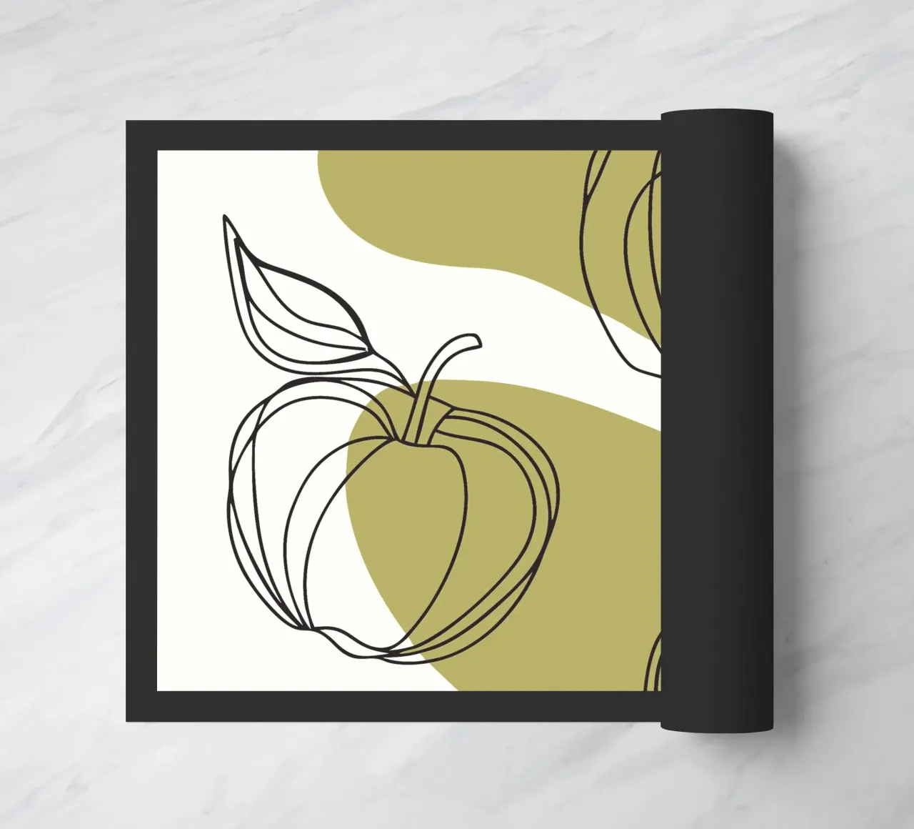 Drie appels deurmat van RELAXING TOUCH