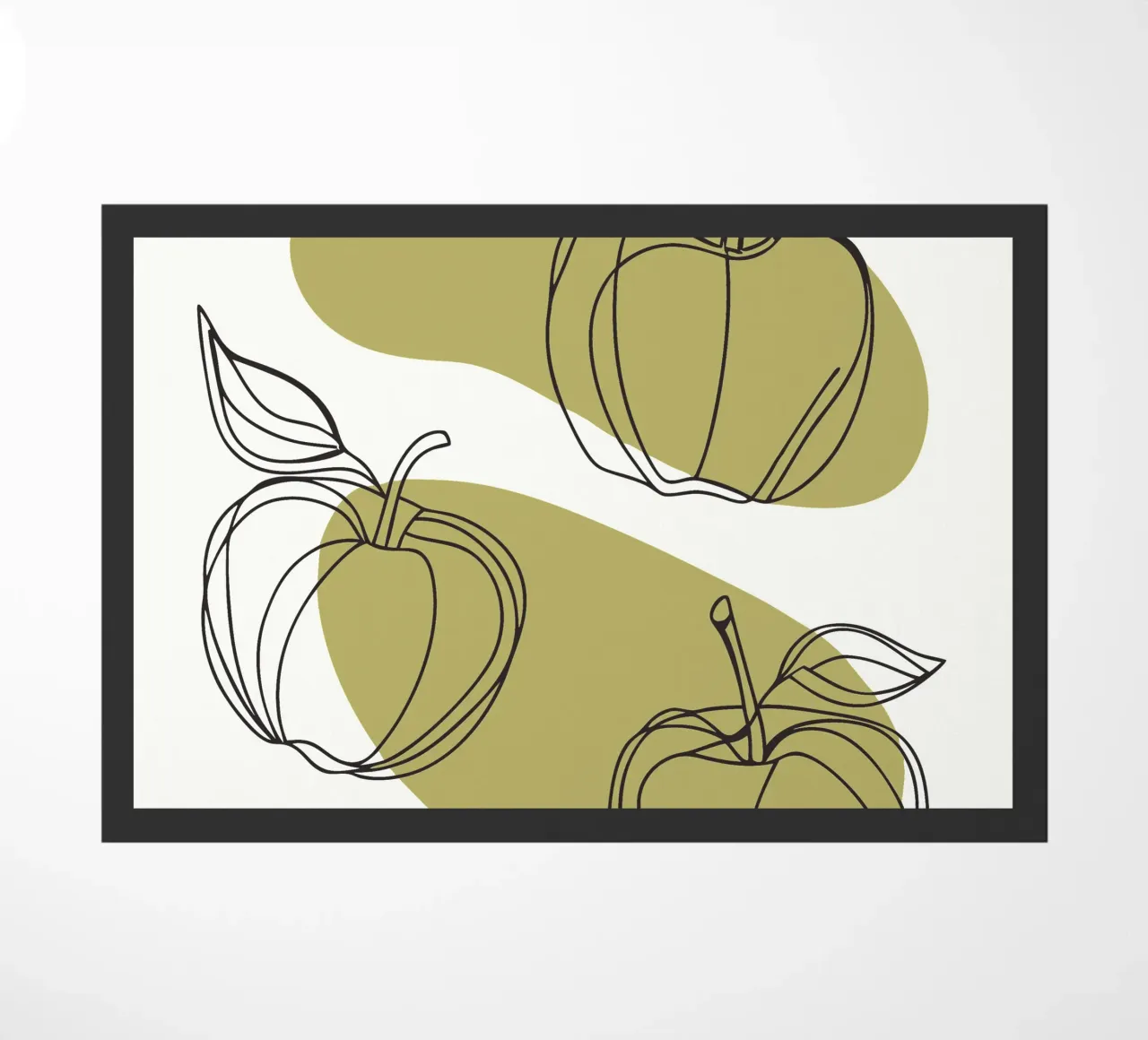 Drie appels deurmat van RELAXING TOUCH