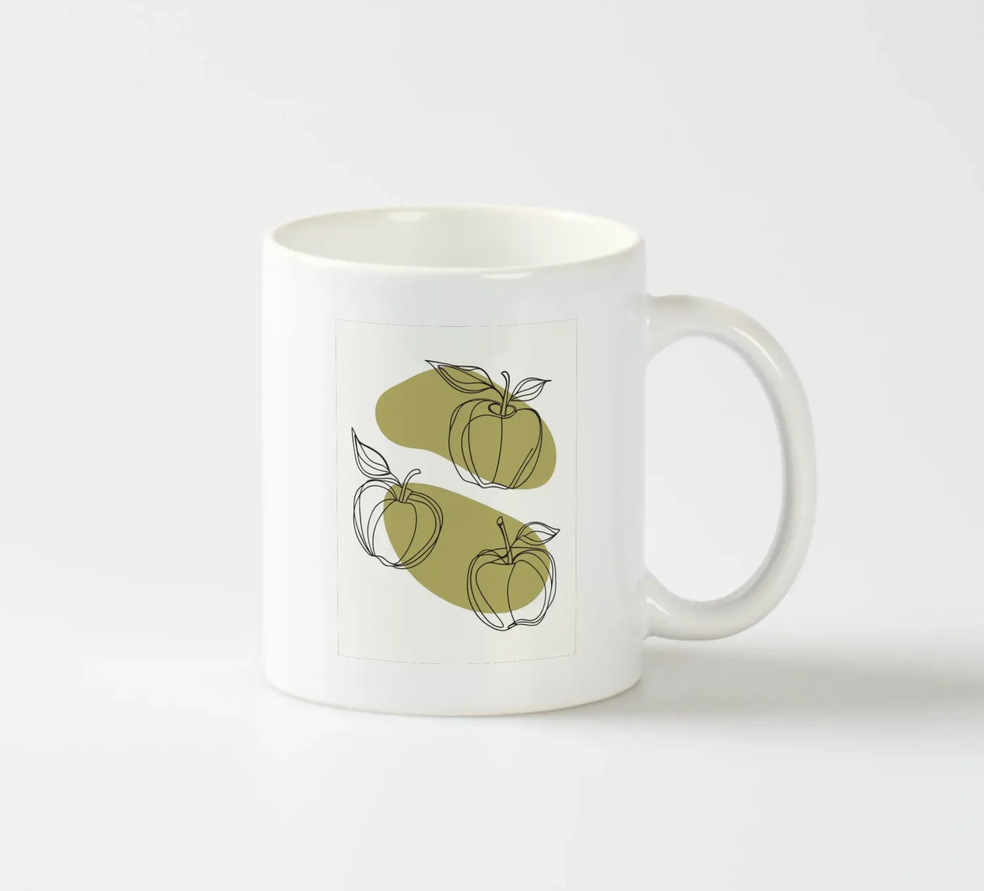 Three Apples ceramic mug by RELAXING TOUCH