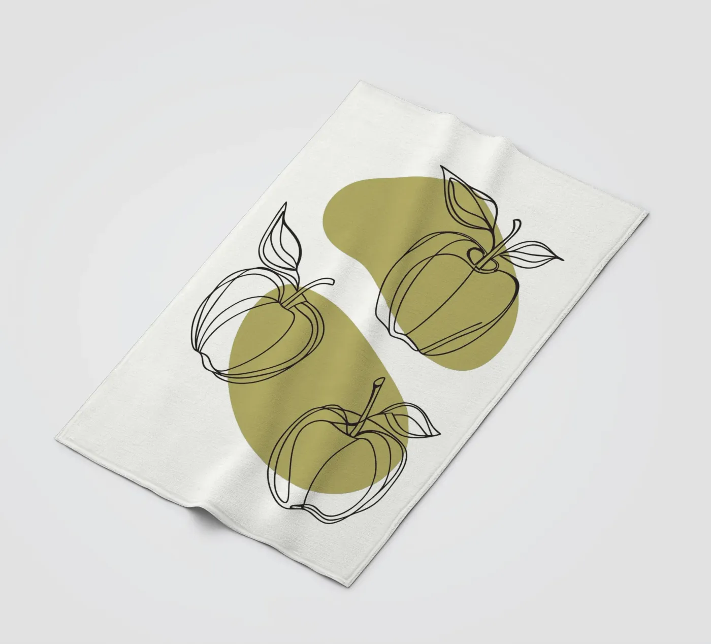 Drie appels fleecedeken van RELAXING TOUCH