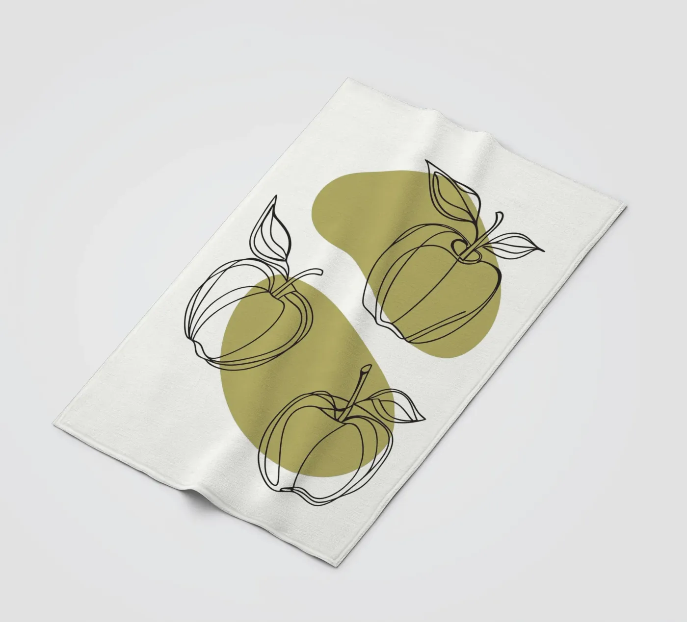 Drei Äpfel Fleecedecke von RELAXING TOUCH