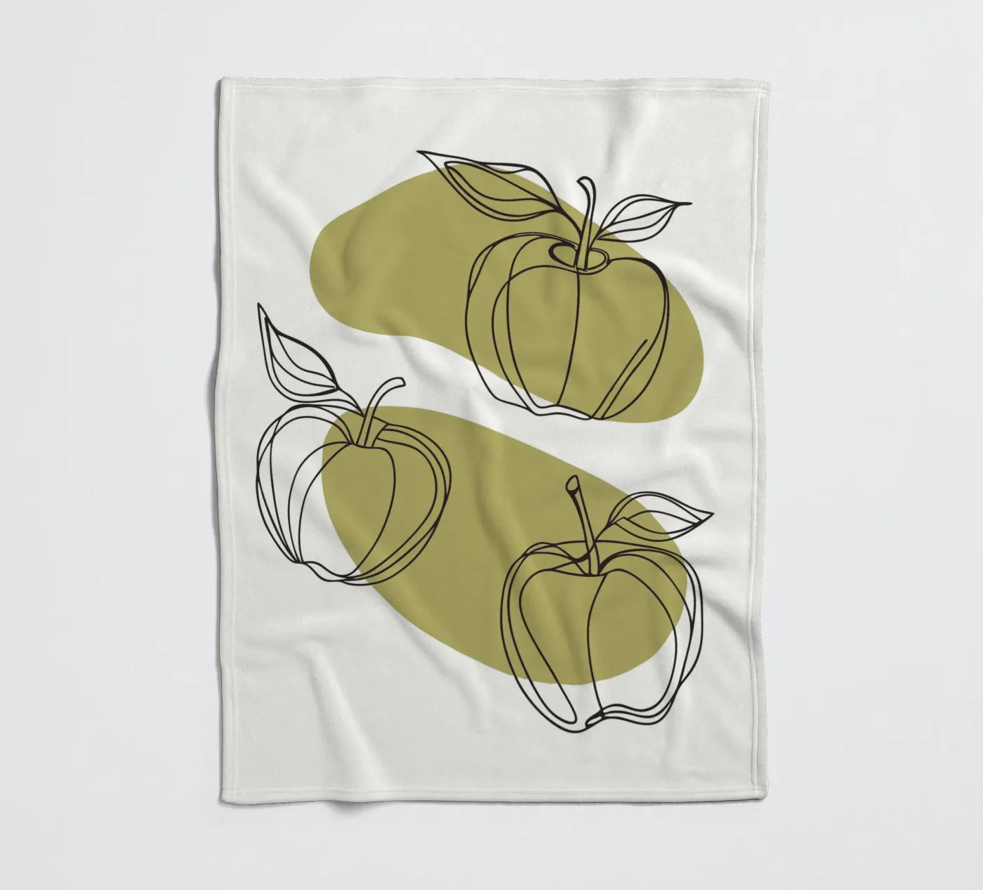 Drie appels fleecedeken van RELAXING TOUCH