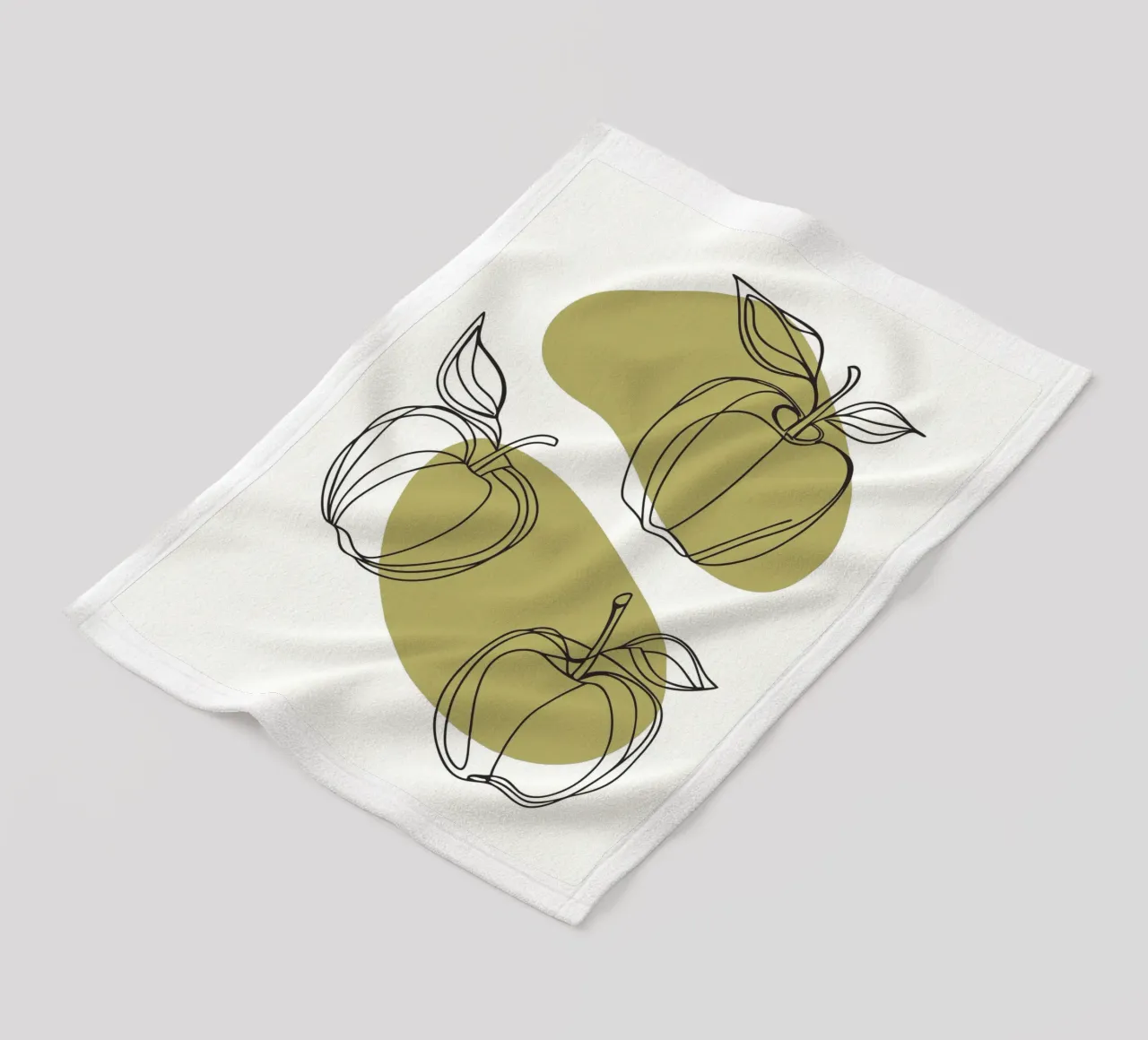 Drie appels fleecedeken van RELAXING TOUCH