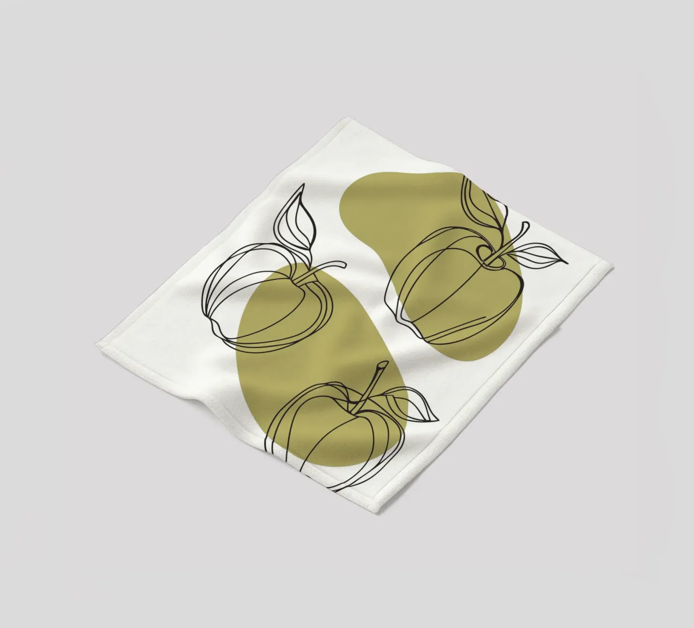 Drie appels fleecedeken van RELAXING TOUCH