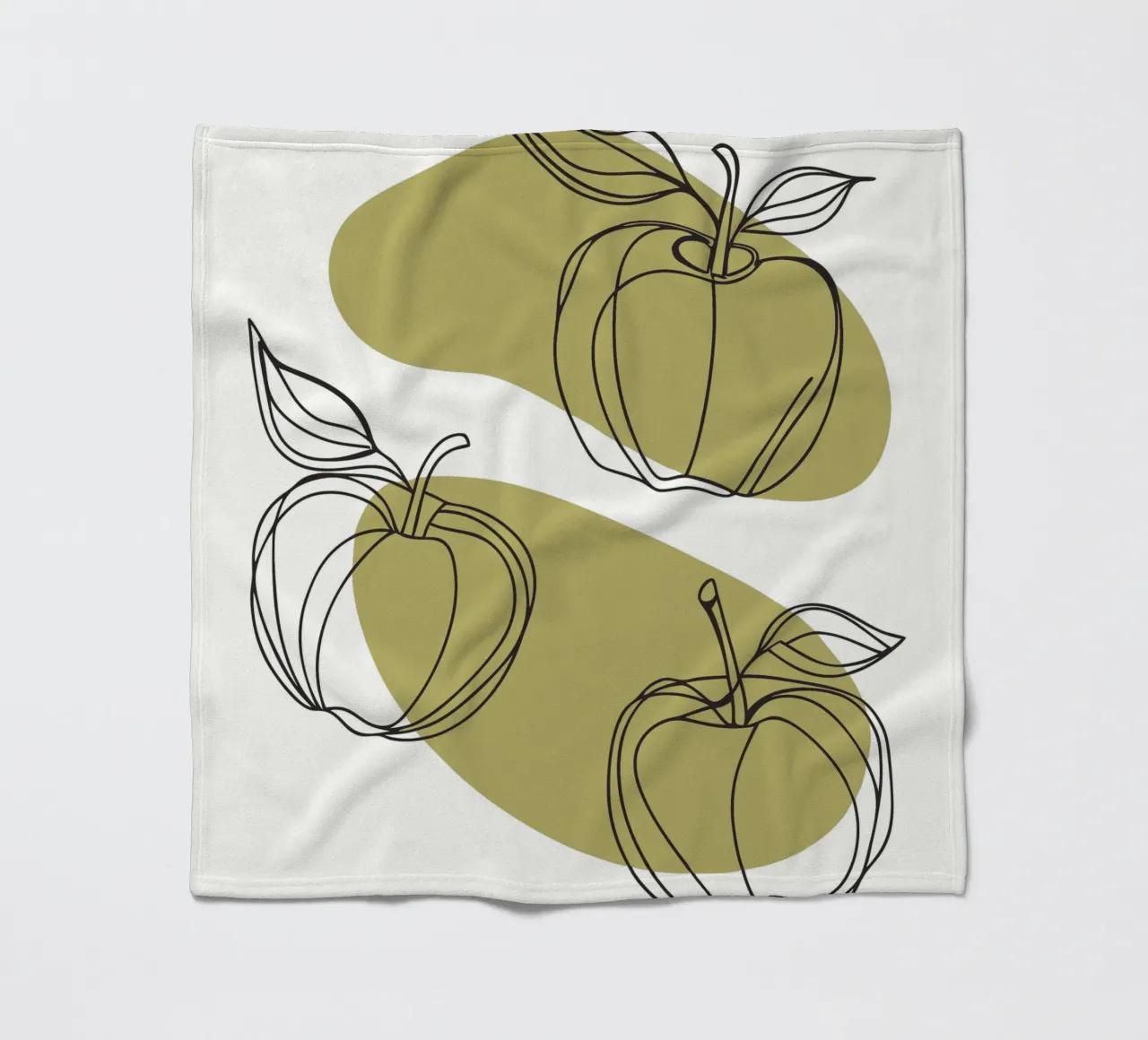 Drie appels fleecedeken van RELAXING TOUCH