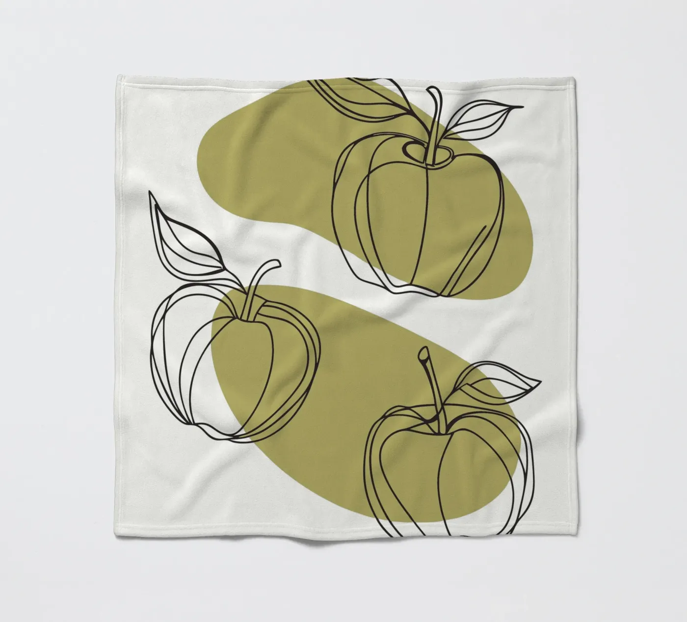 Drie appels fleecedeken van RELAXING TOUCH