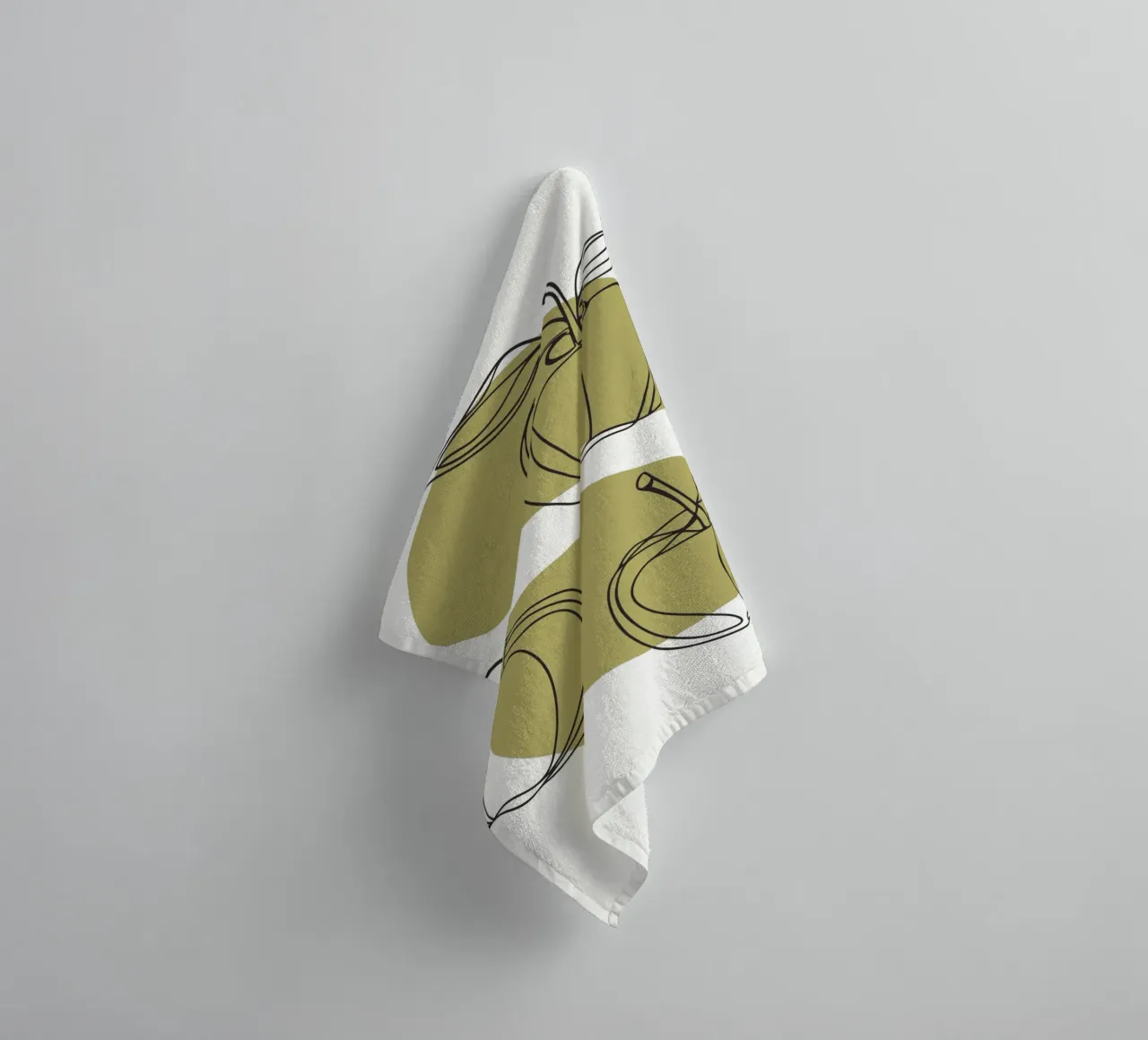 Drie appels badhanddoek van RELAXING TOUCH