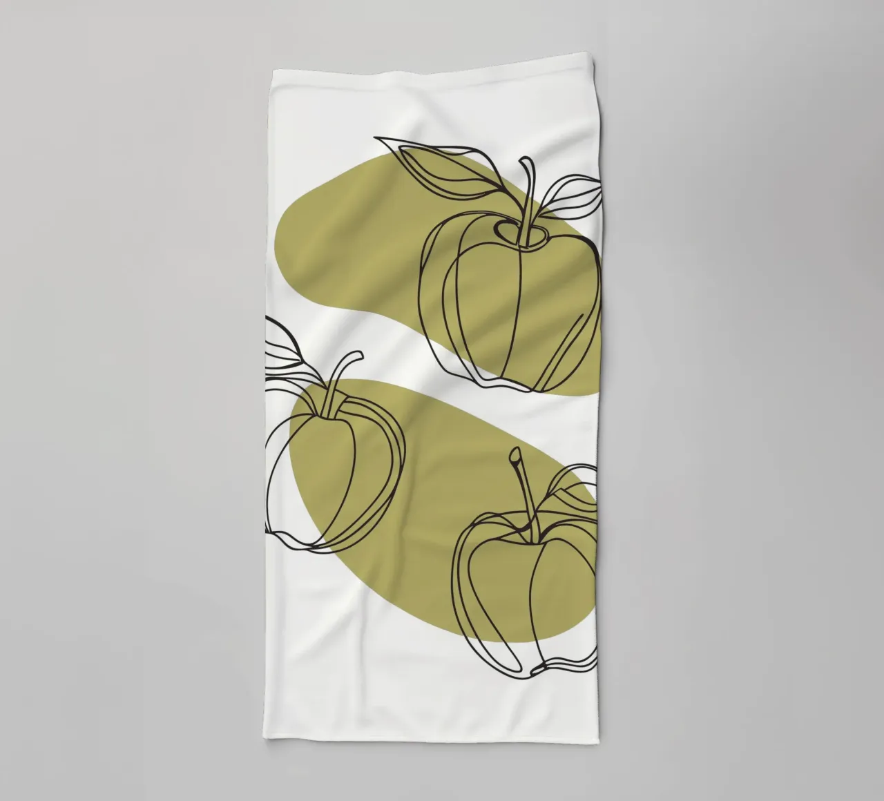 Drie appels badhanddoek van RELAXING TOUCH
