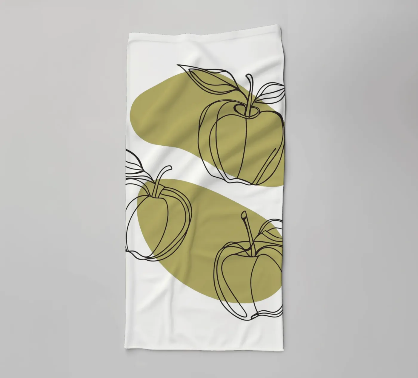 Three Apples towel by RELAXING TOUCH