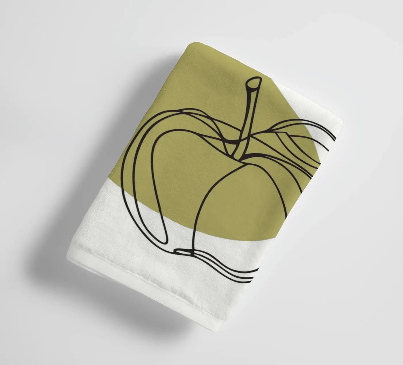 Three Apples towel by RELAXING TOUCH