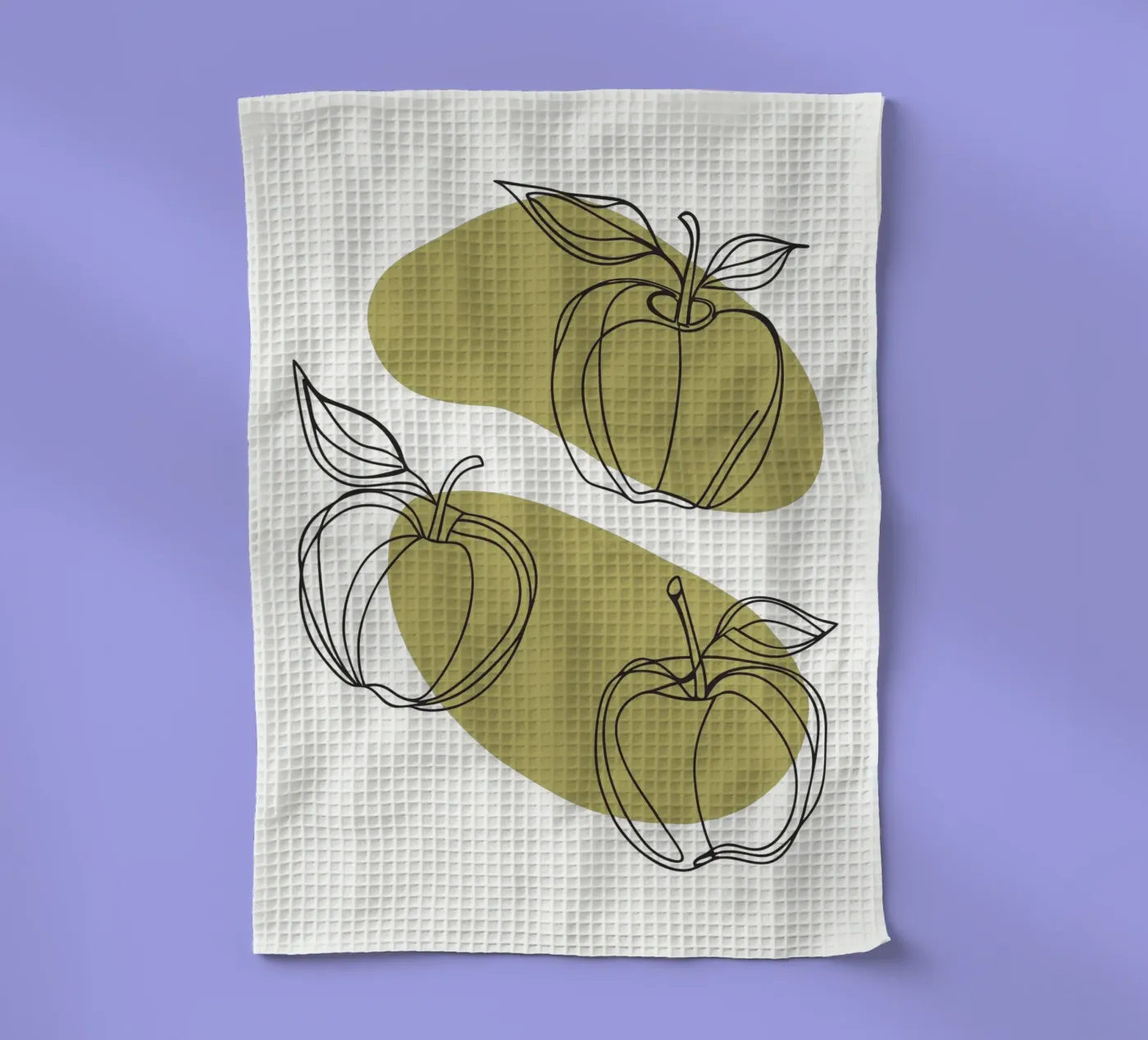 Drie appels theedoek van RELAXING TOUCH