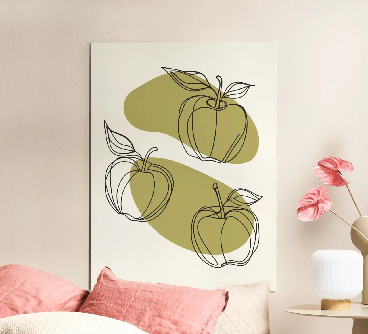 Three Apples poster by RELAXING TOUCH