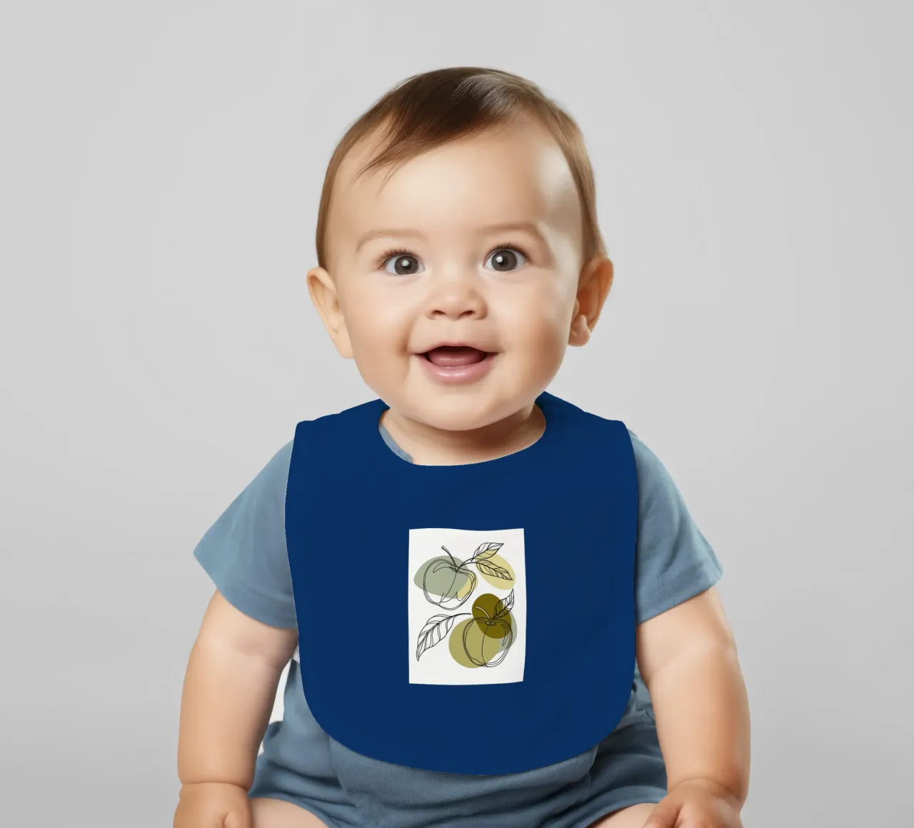 Two Apples bavaglino da RELAXING TOUCH