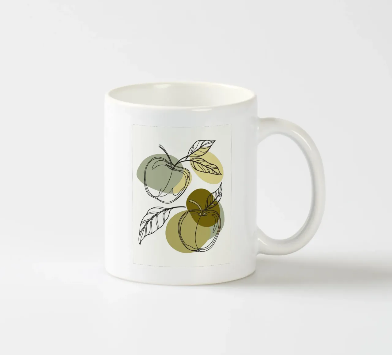 Due mele tazza in ceramica da RELAXING TOUCH