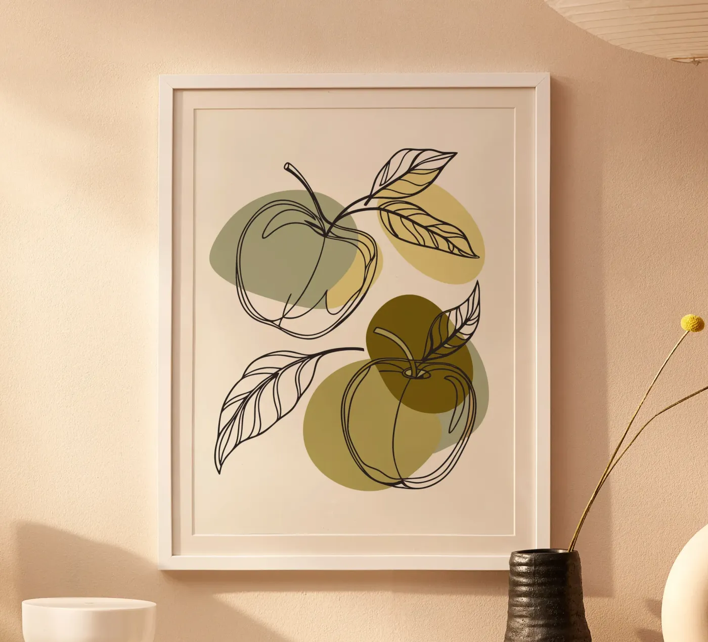 Zwei Äpfel Poster von RELAXING TOUCH