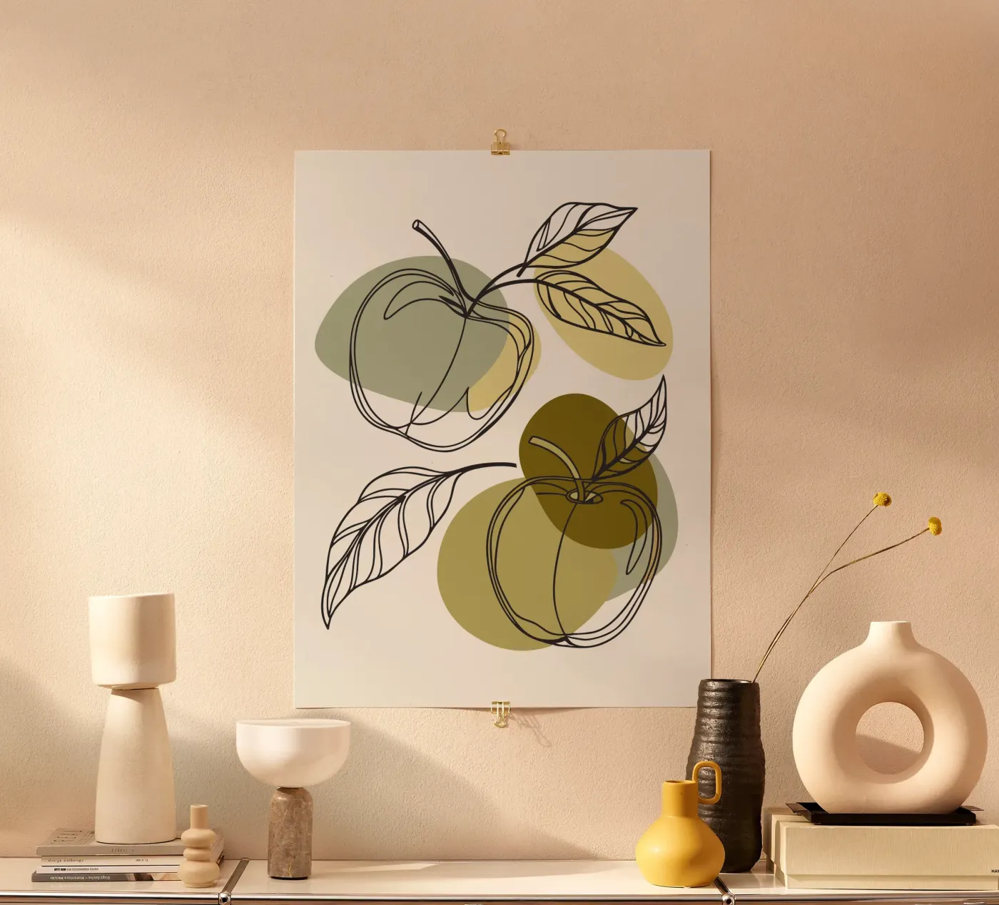 Zwei Äpfel Poster von RELAXING TOUCH