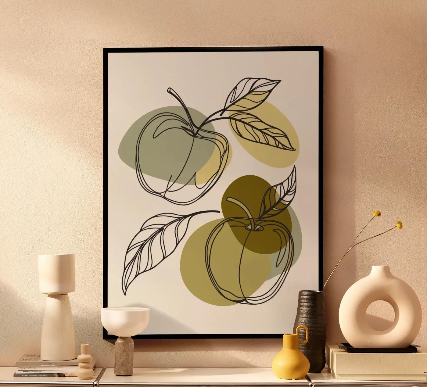 Zwei Äpfel Poster von RELAXING TOUCH